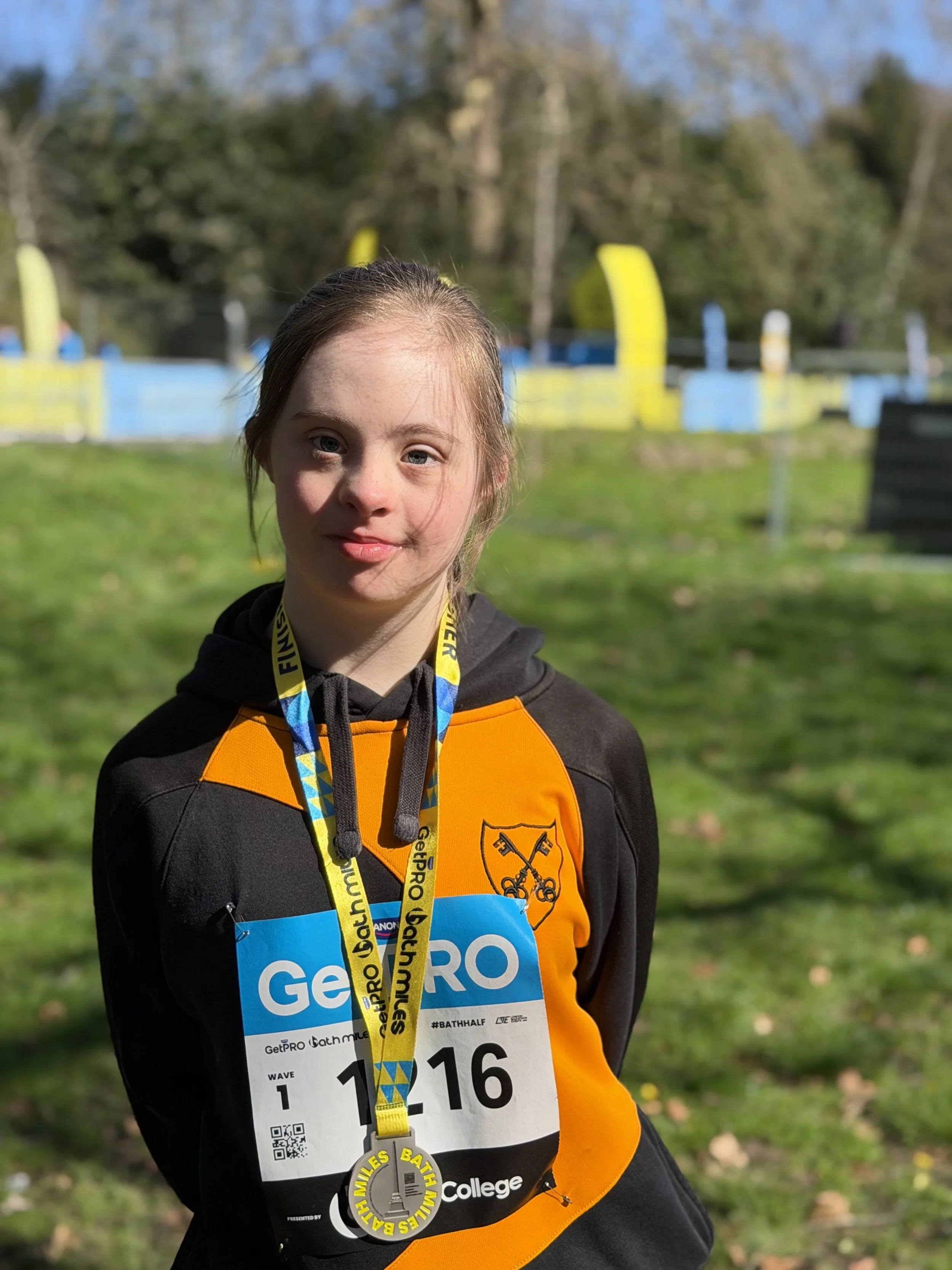 I finished the race and have a nice medal to prove it.