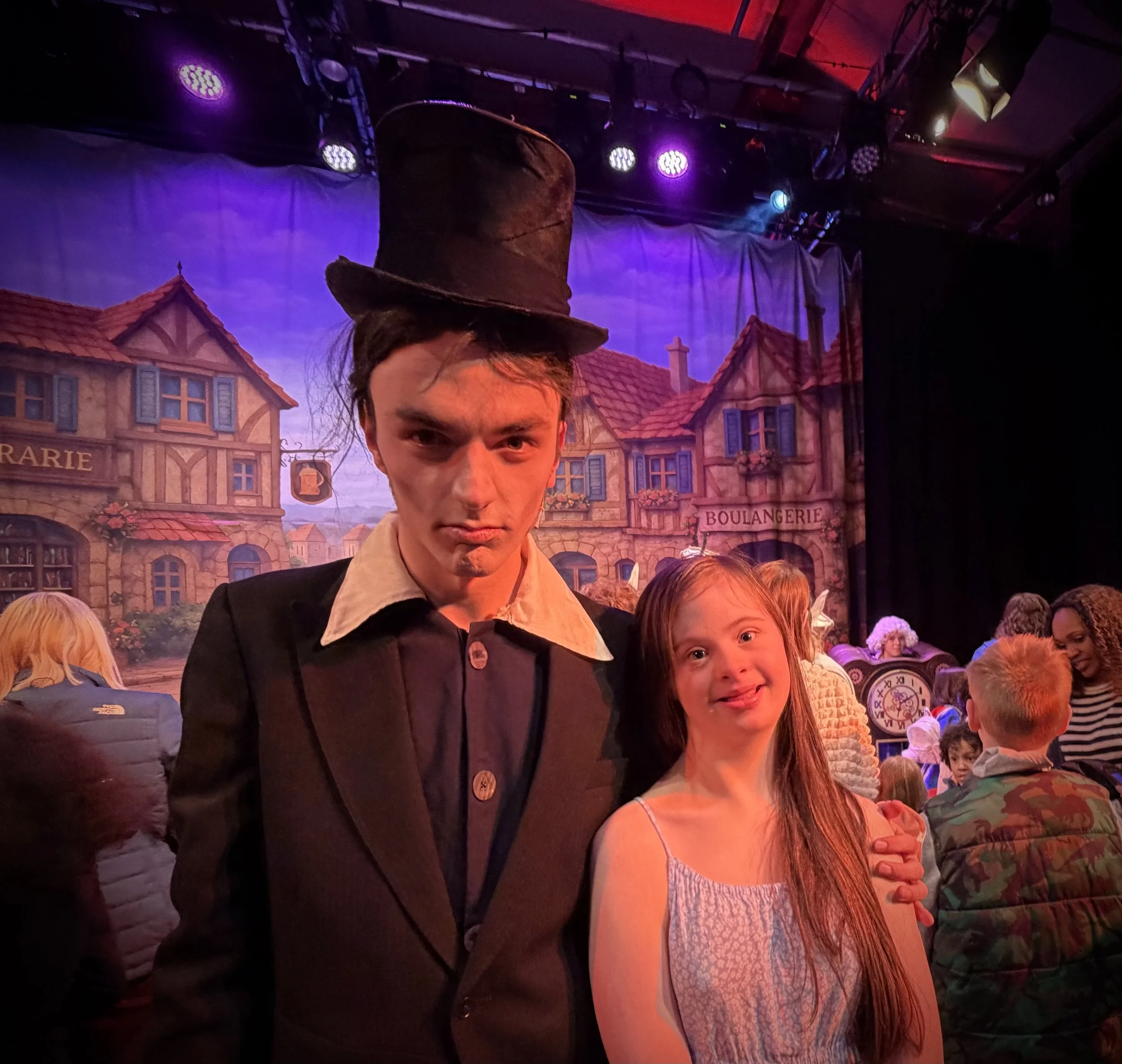 My friend from school, Johnny, playing the jailor