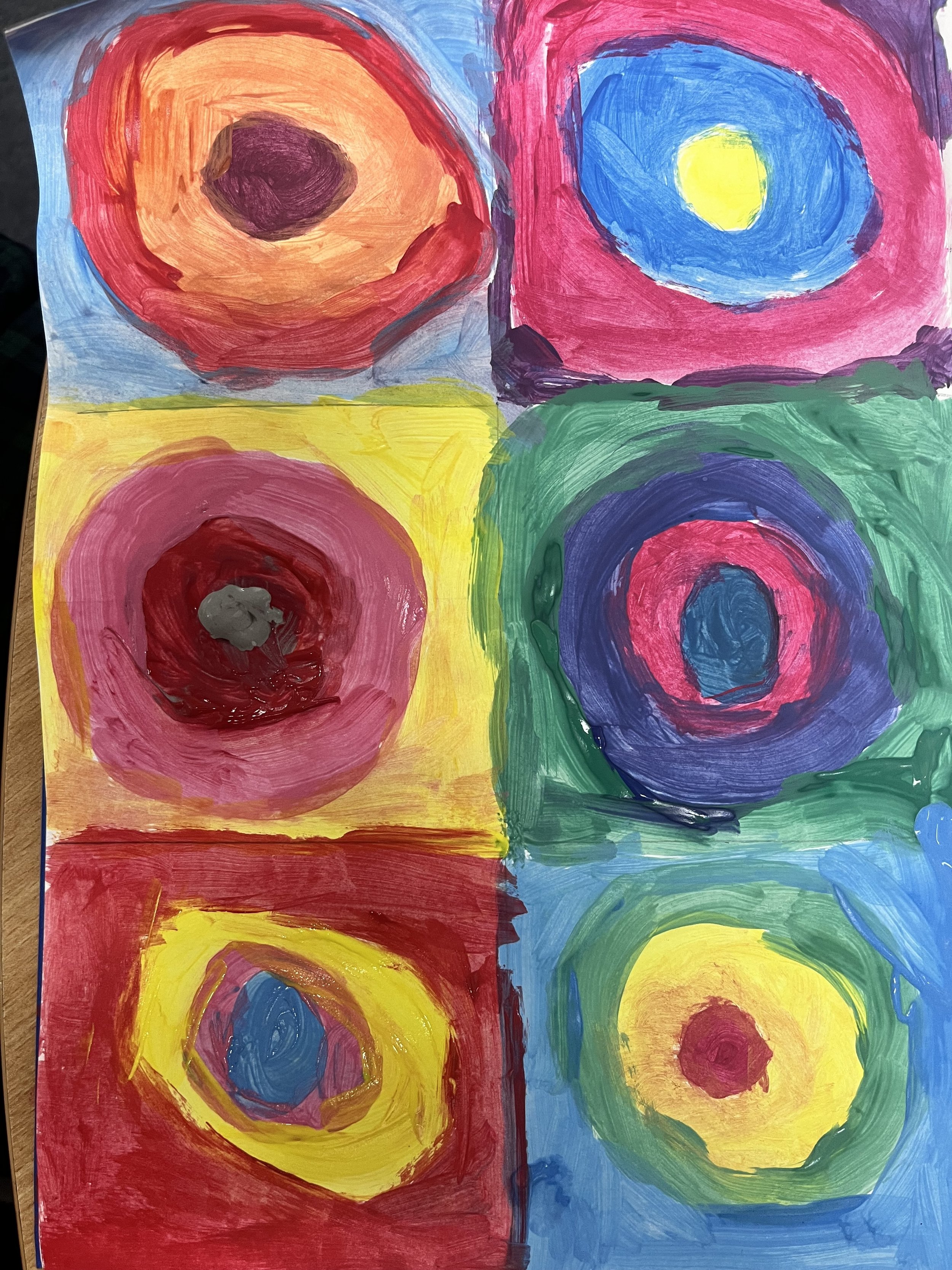 Seeing how colours work next to each other