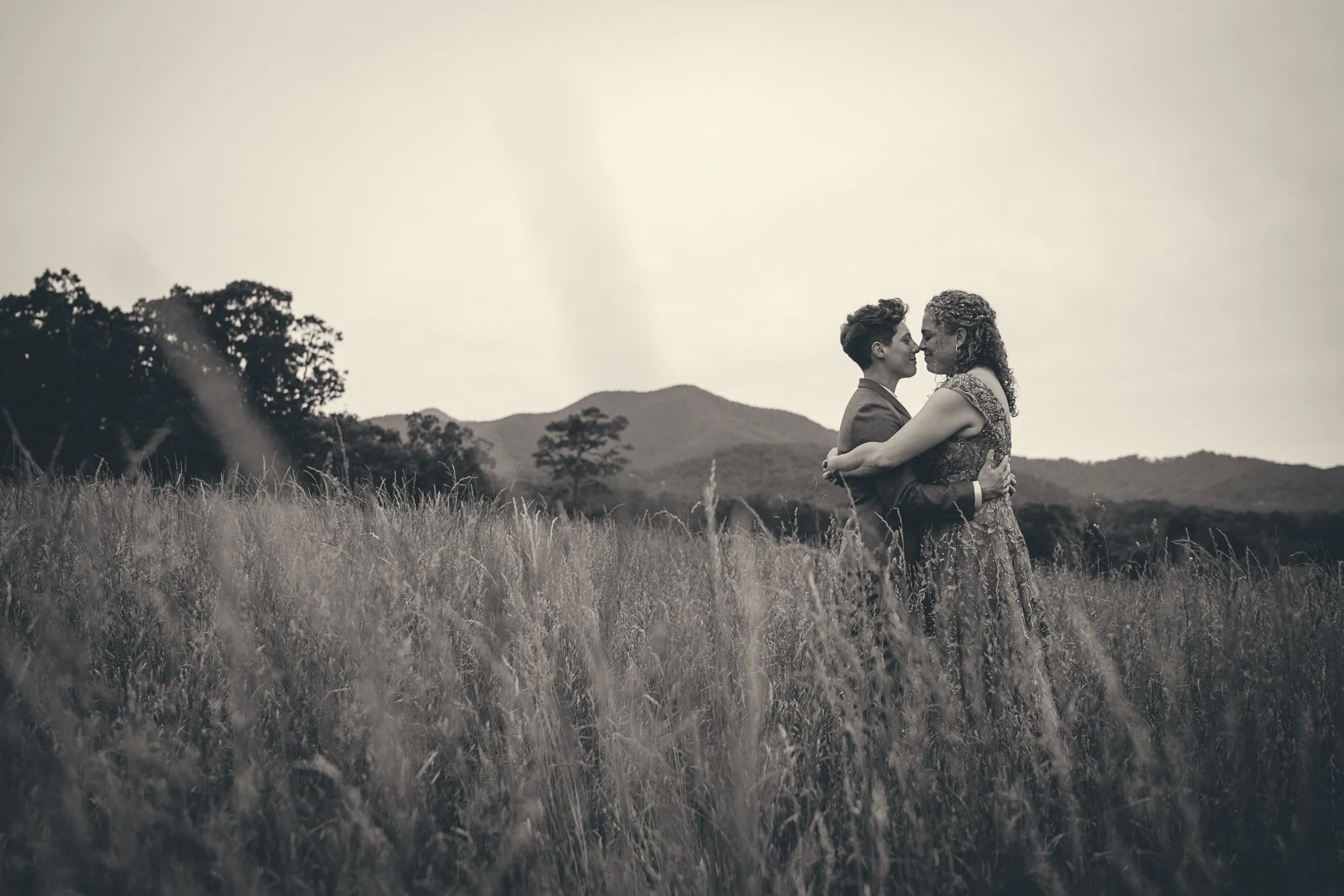 couple on wedding day
