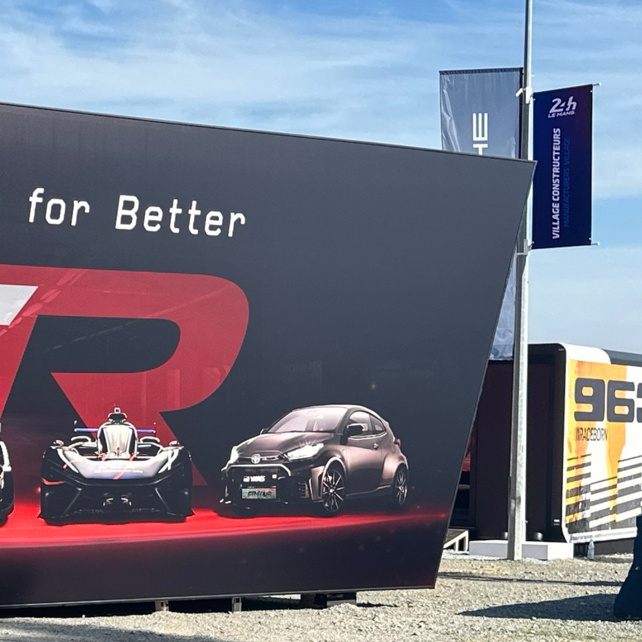 We had the exciting task of creating a range of graphics for Le Mans 2024, including an impressive 12-meter image wall. This wall showcases Toyota Gazoo Racing&rsquo;s multi-pathway from race cars to road cars, highlighting the innovation and technol