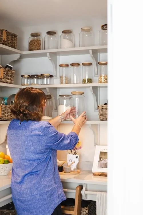 Heather Martin styling a lounge