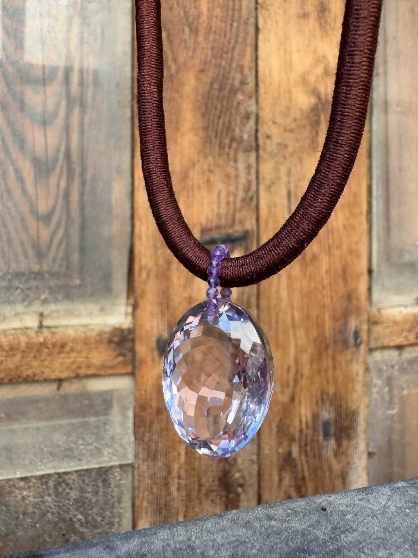 New Jumbo amethyst treasure ✨

#bymarieljewelry #handcraftedjewelry #amethyst #bohostyle #gemstonejewelry