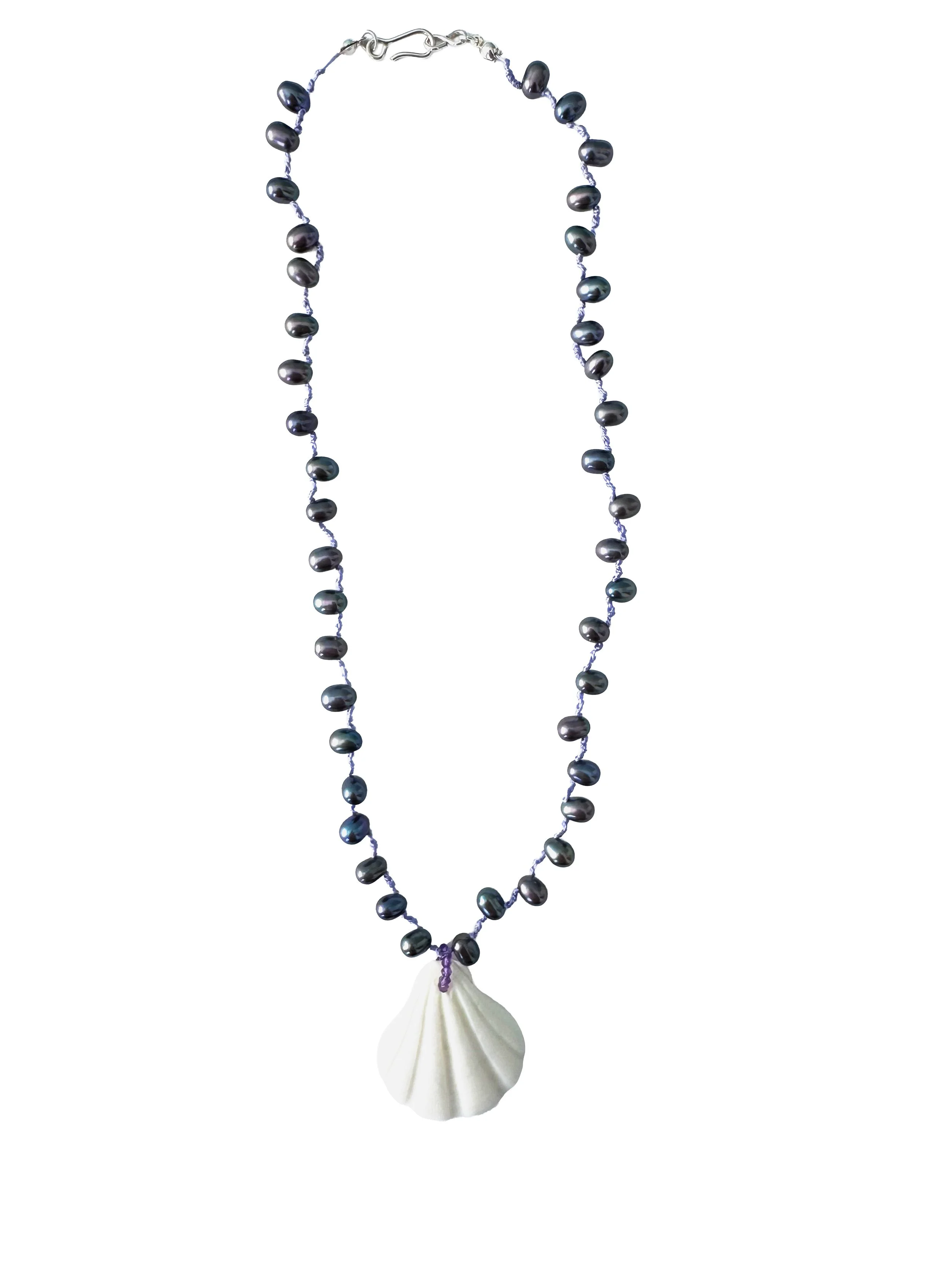 Shell Souvenir Pearl Necklace with Purple Thread 2.jpg