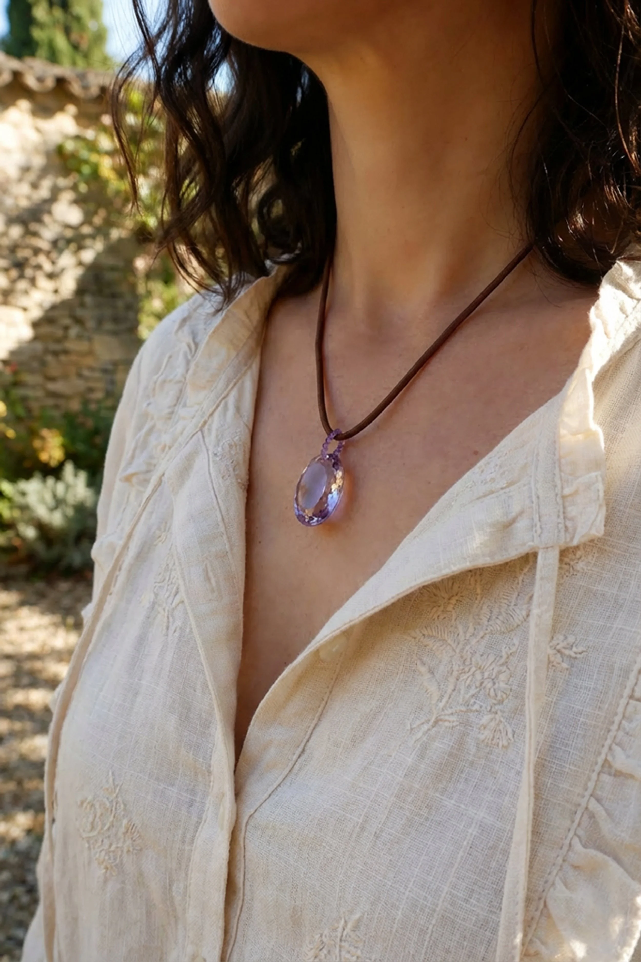 Jumbo Amethyst necklace