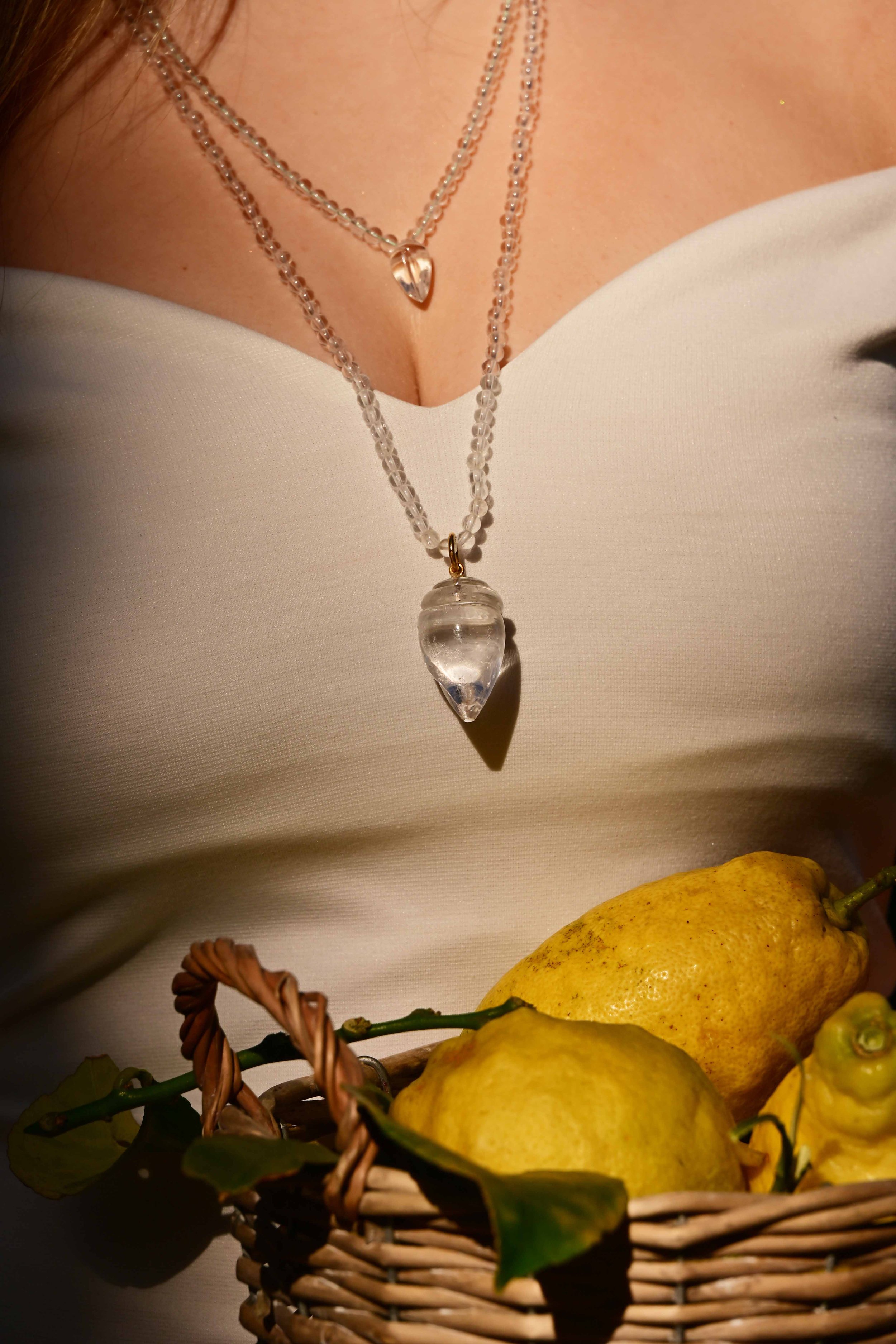 Serenity Shell Necklace (Clear quartz)web .jpg