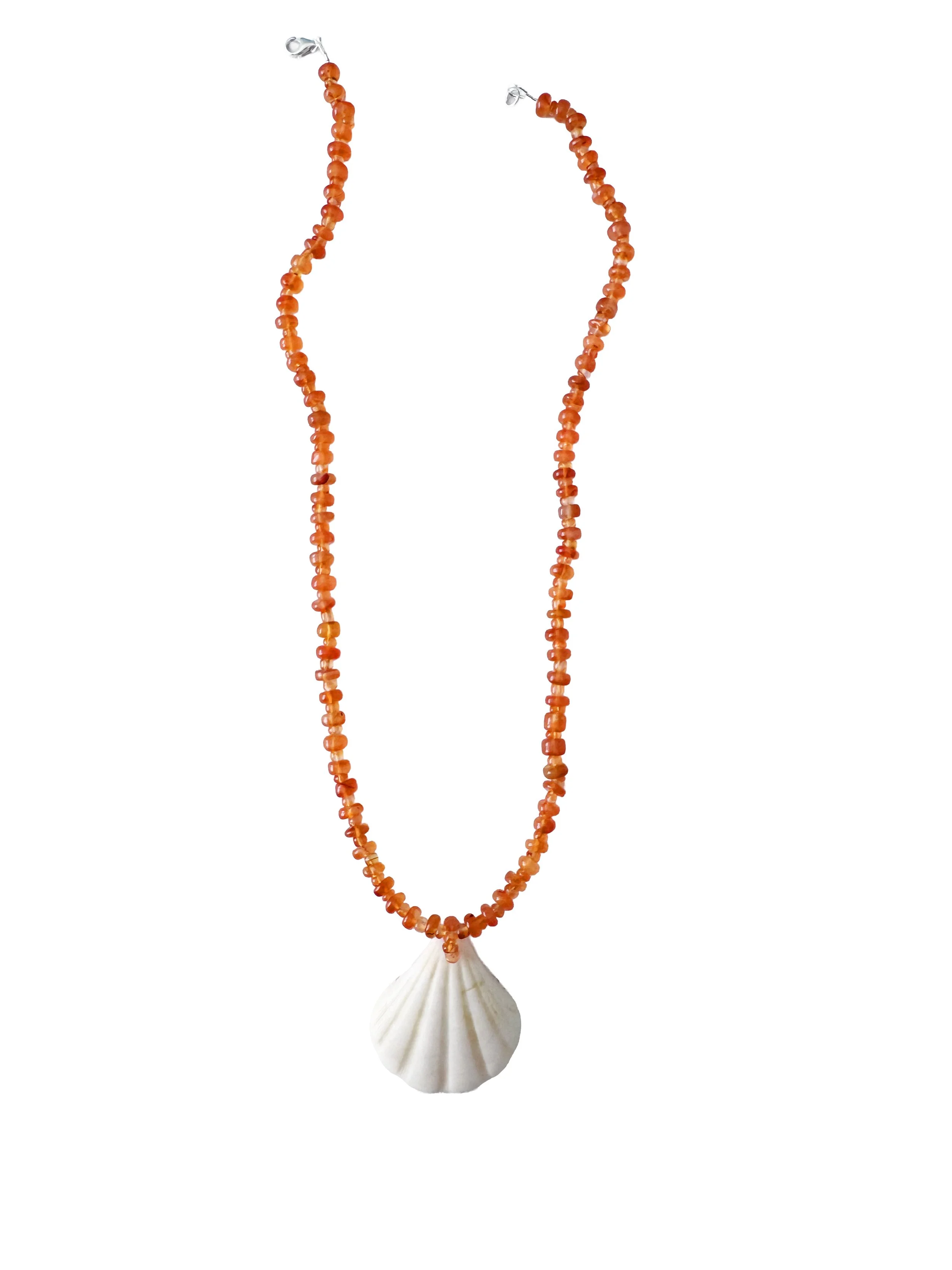 Shell Souvenir Carnelian necklace .jpg