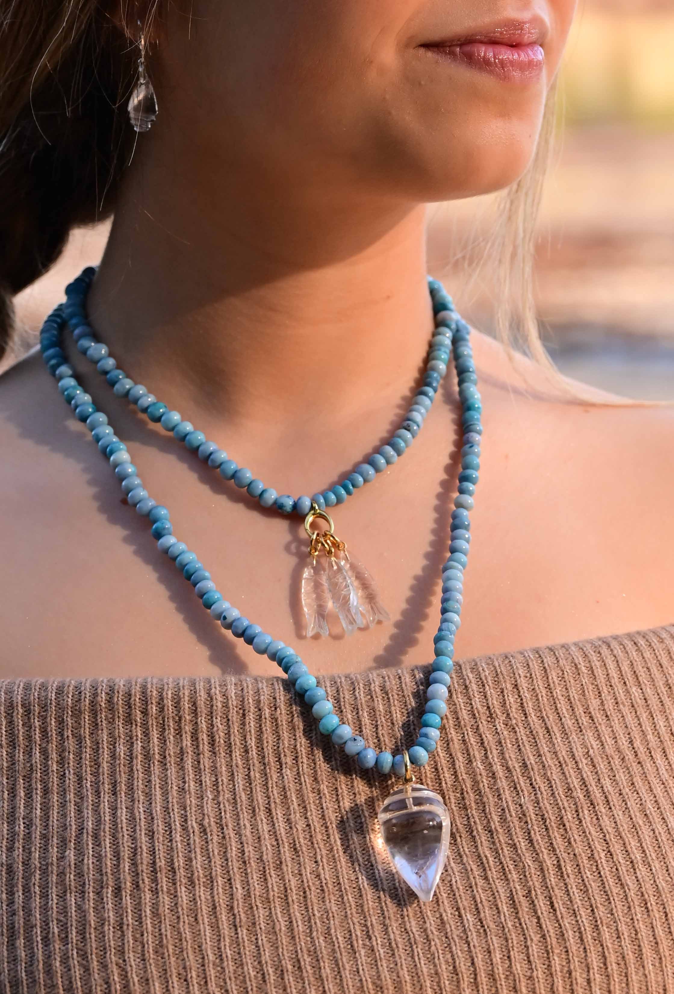 Serenity Shell Necklace (Blue opal- Clear quartz)2 WEB.jpg