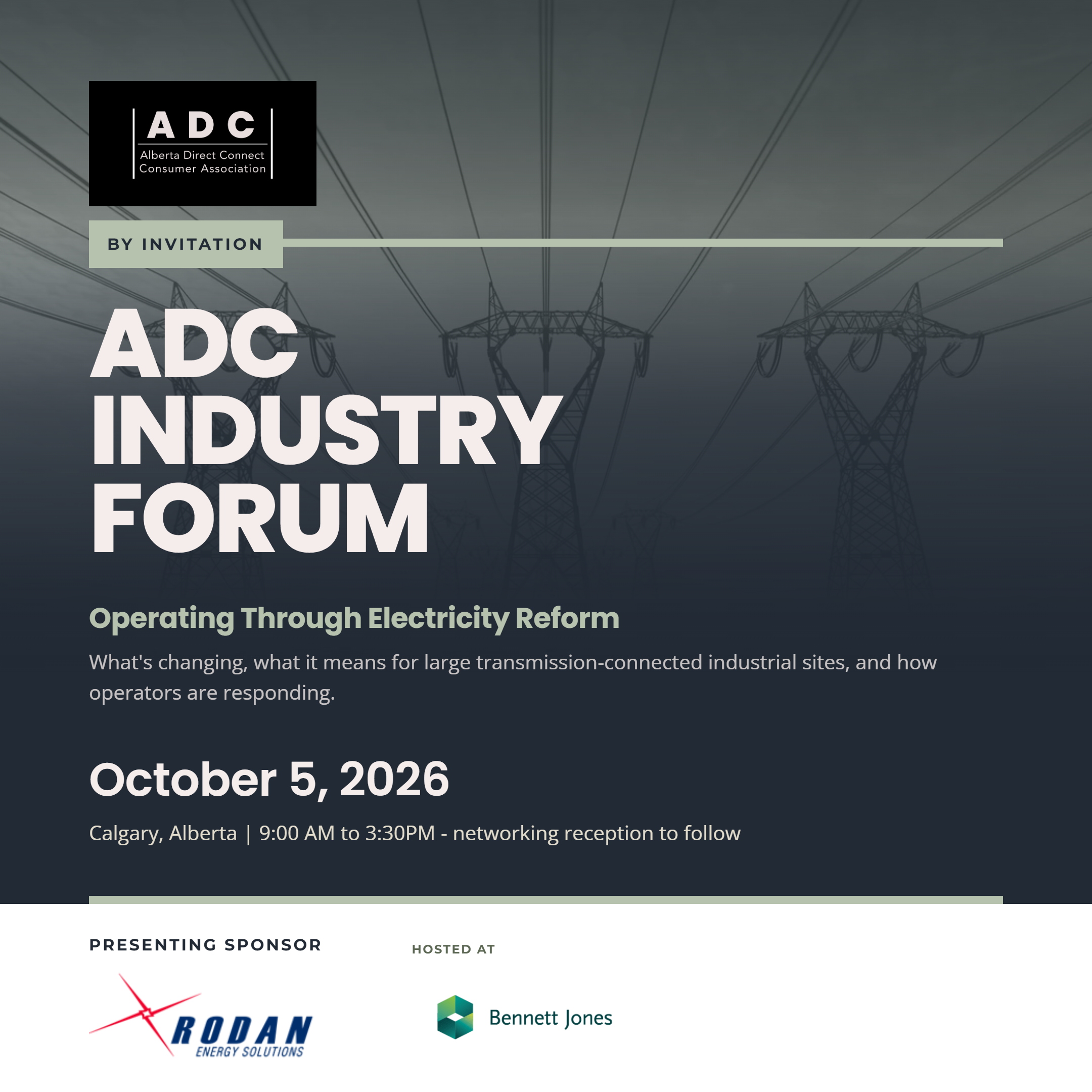 ADC Industry Forum, Presented by Rodan Energy | October 5, 2026