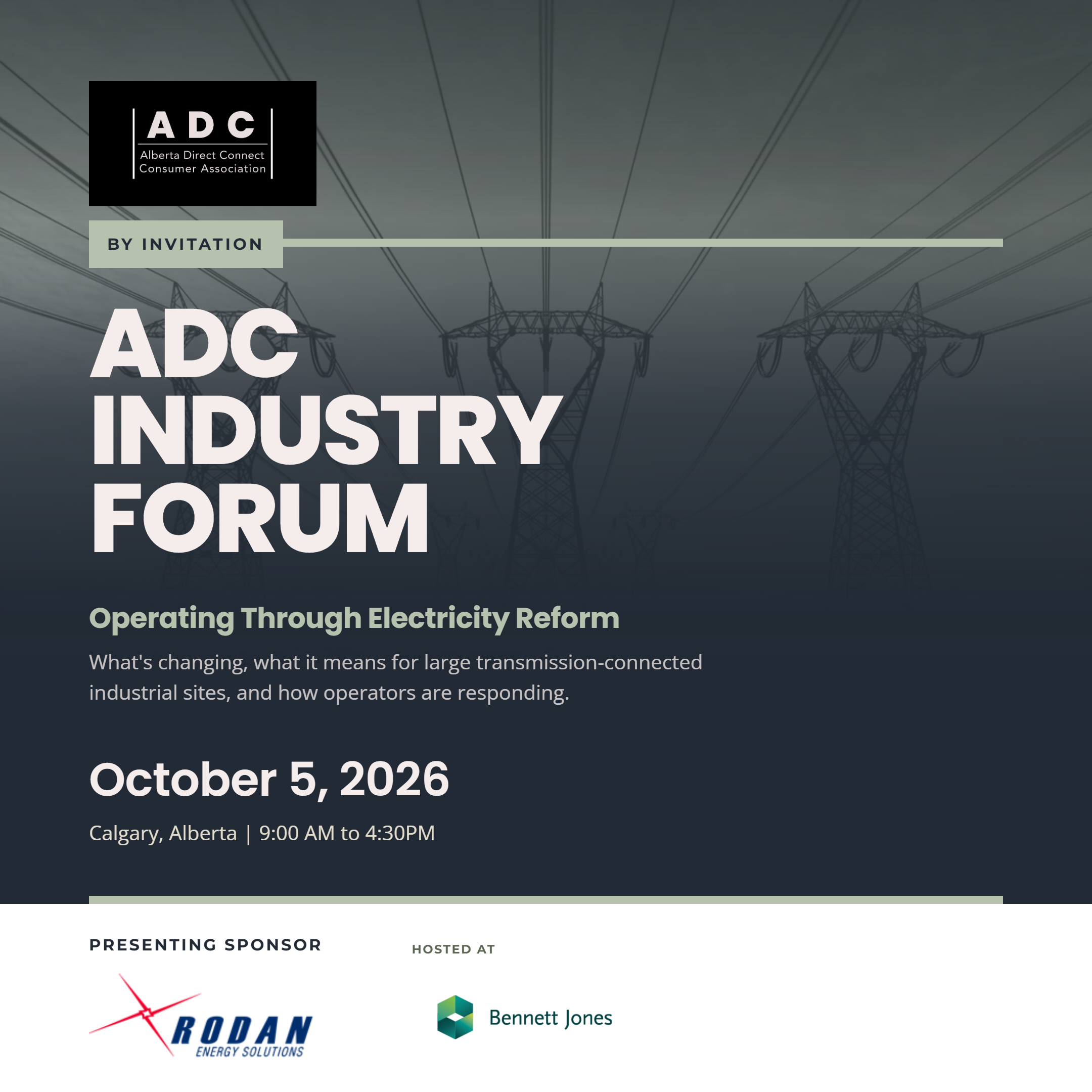 ADC Industry Forum, Presented by Rodan Energy | October 5, 2026
