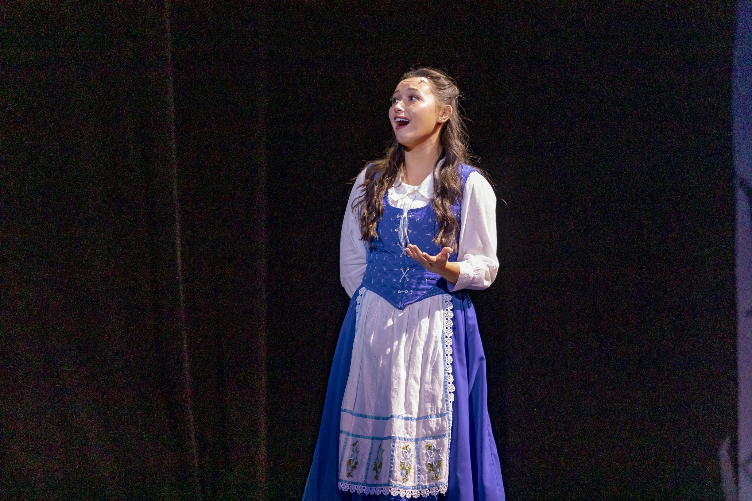 Belle in DISNEY’S BEAUTY AND THE BEAST JR. / Photo: Mikki Schaffner