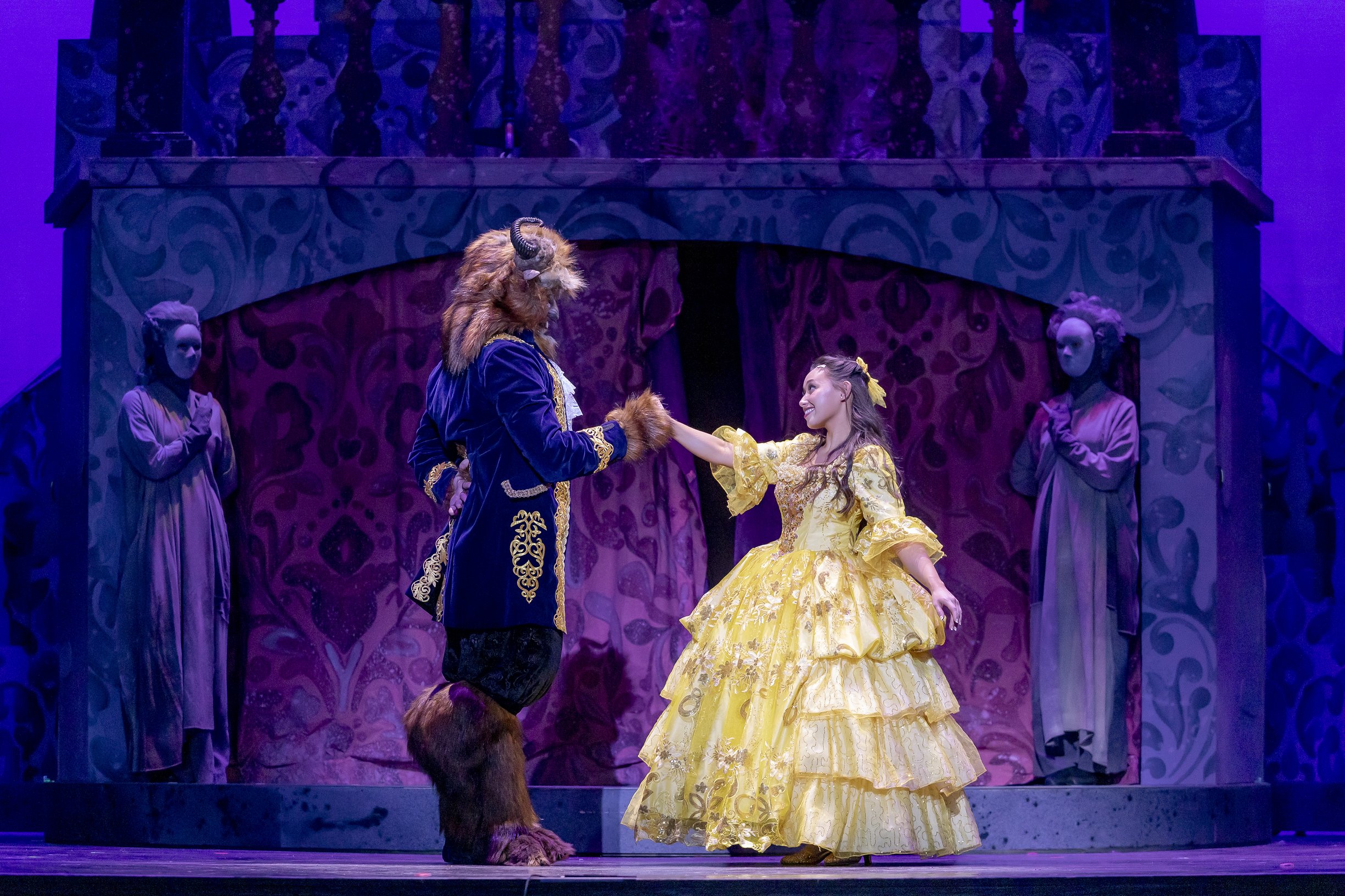 Belle in DISNEY’S BEAUTY AND THE BEAST JR. / Photo: Mikki Schaffner