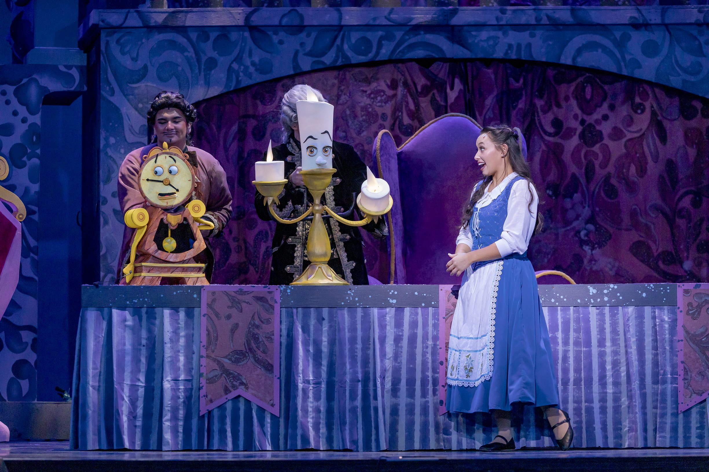 Belle in DISNEY’S BEAUTY AND THE BEAST JR. / Photo: Mikki Schaffner