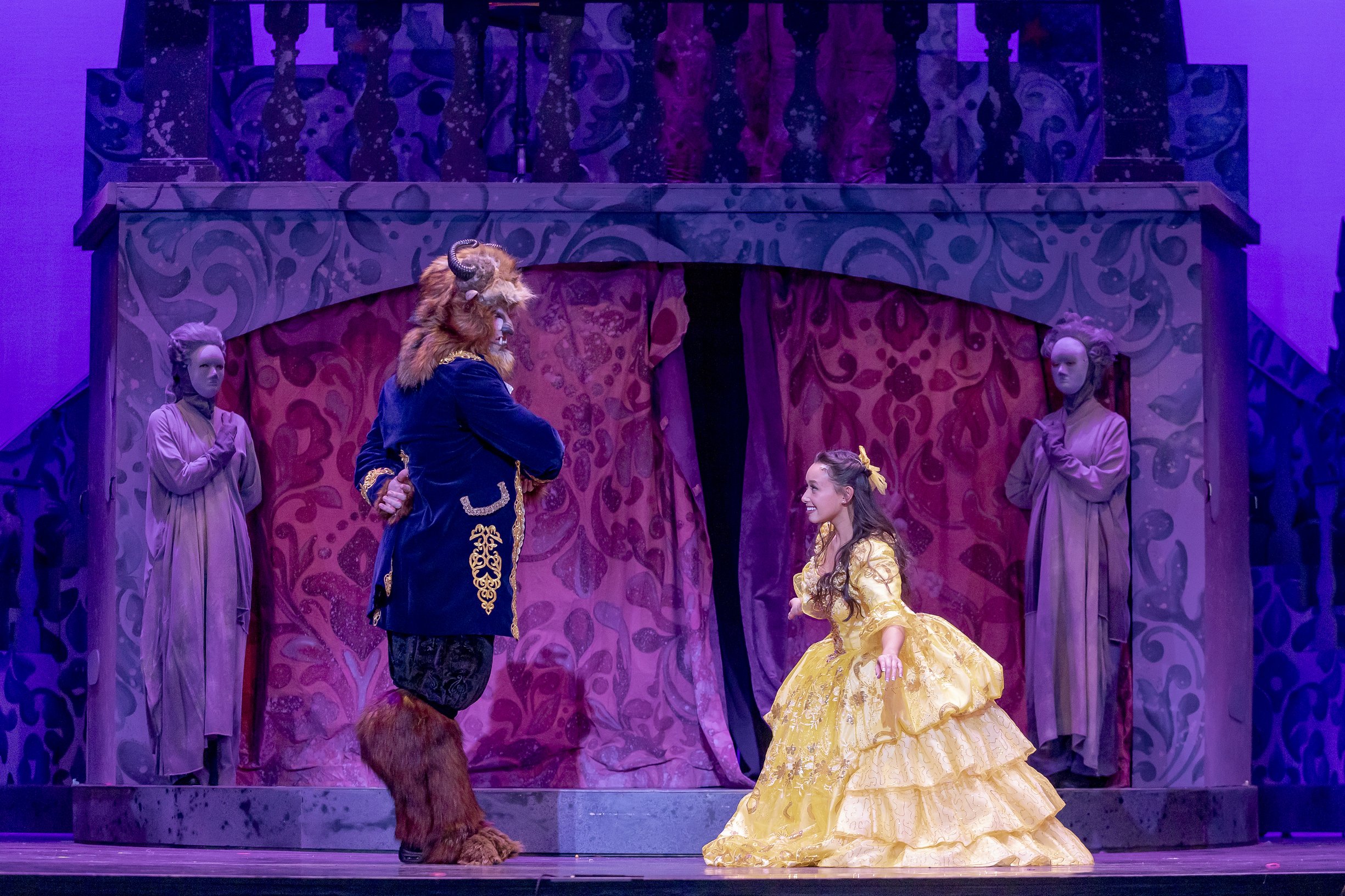 Belle in DISNEY’S BEAUTY AND THE BEAST JR. / Photo: Mikki Schaffner