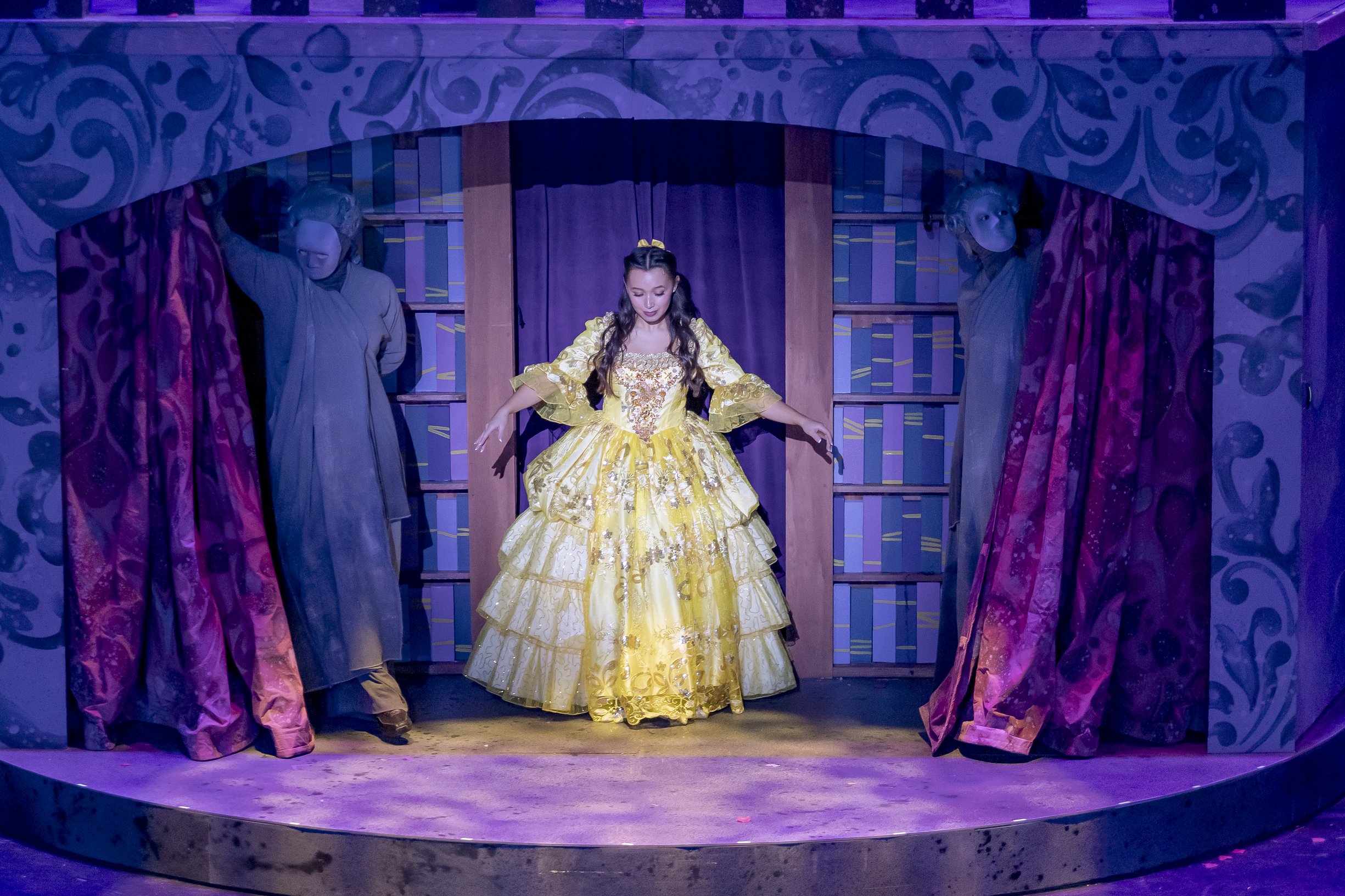 Belle in DISNEY’S BEAUTY AND THE BEAST JR. / Photo: Mikki Schaffner