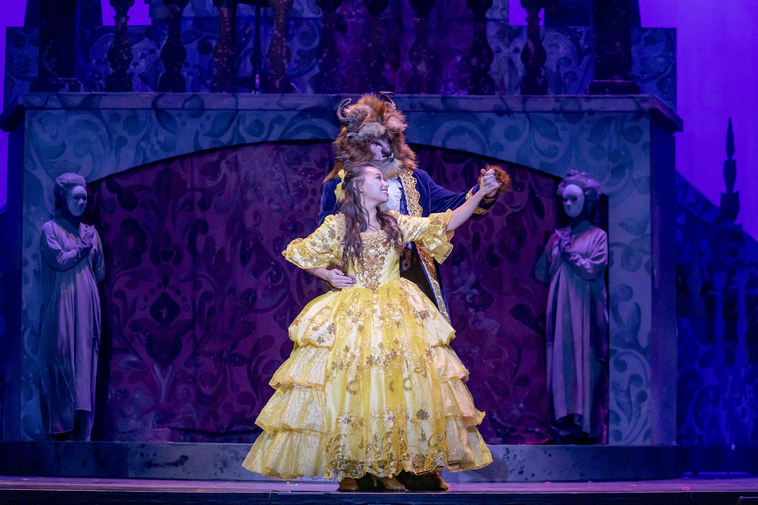 Belle in DISNEY’S BEAUTY AND THE BEAST JR. / Photo: Mikki Schaffner
