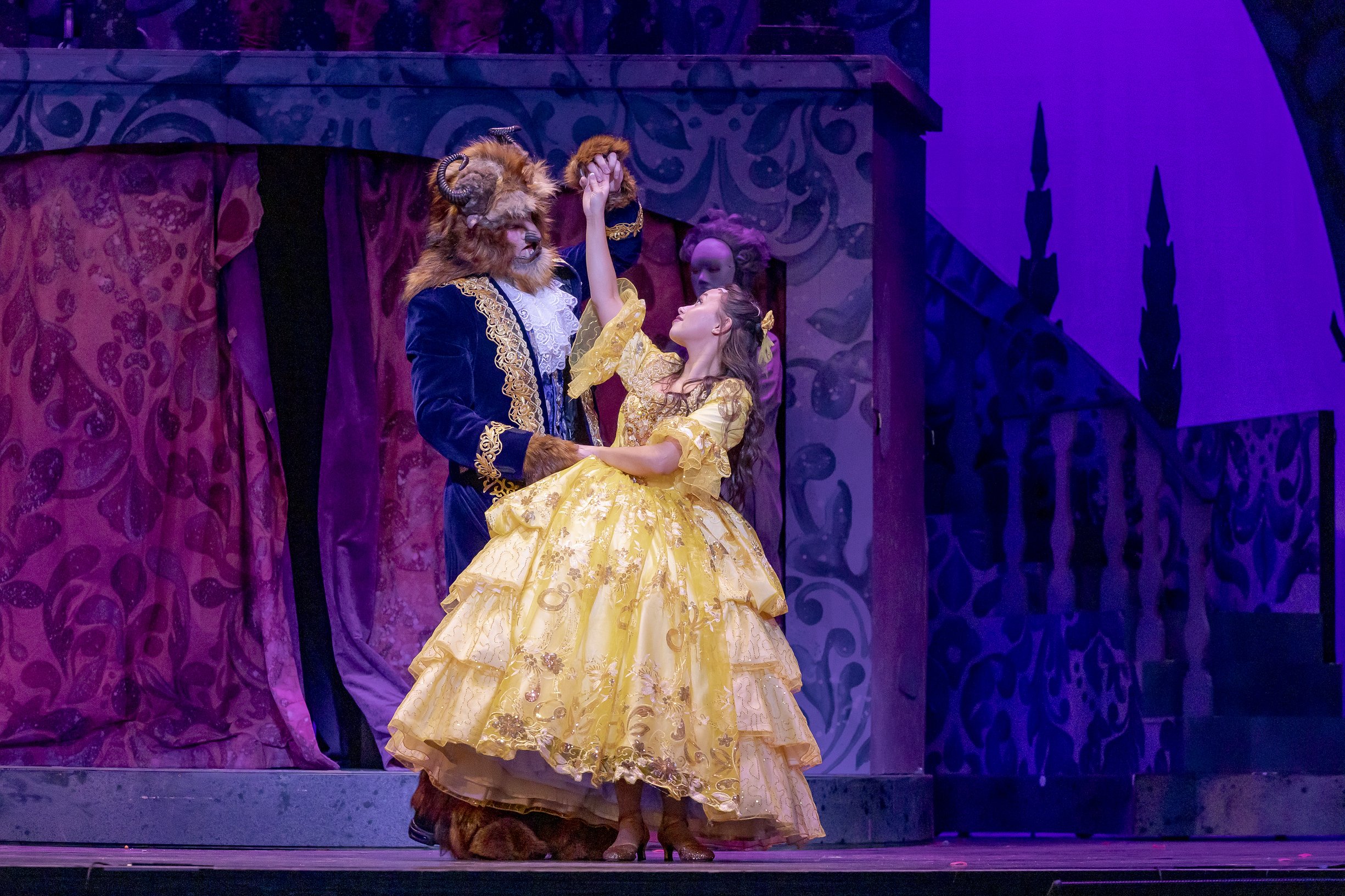 Belle in DISNEY’S BEAUTY AND THE BEAST JR. / Photo: Mikki Schaffner
