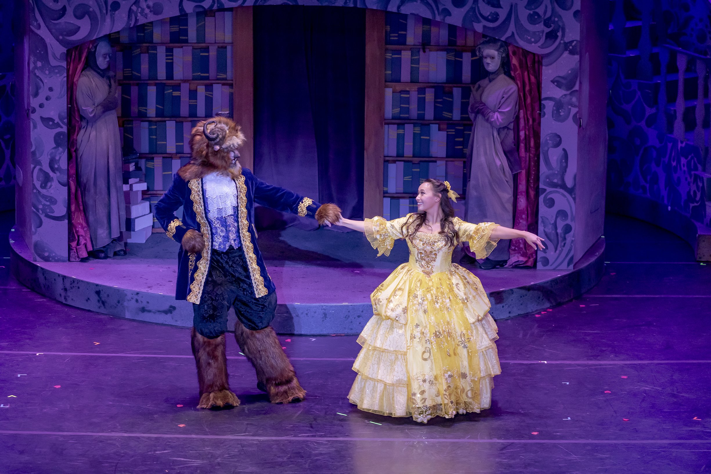 Belle in DISNEY’S BEAUTY AND THE BEAST JR. / Photo: Mikki Schaffner