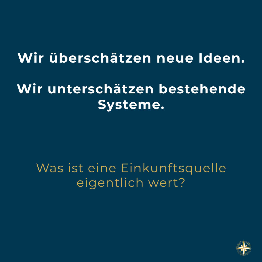 Mehrere Einkunftsquellen sind Trumpf – aber was ist eine Einkunftsquelle eigentlich wert?