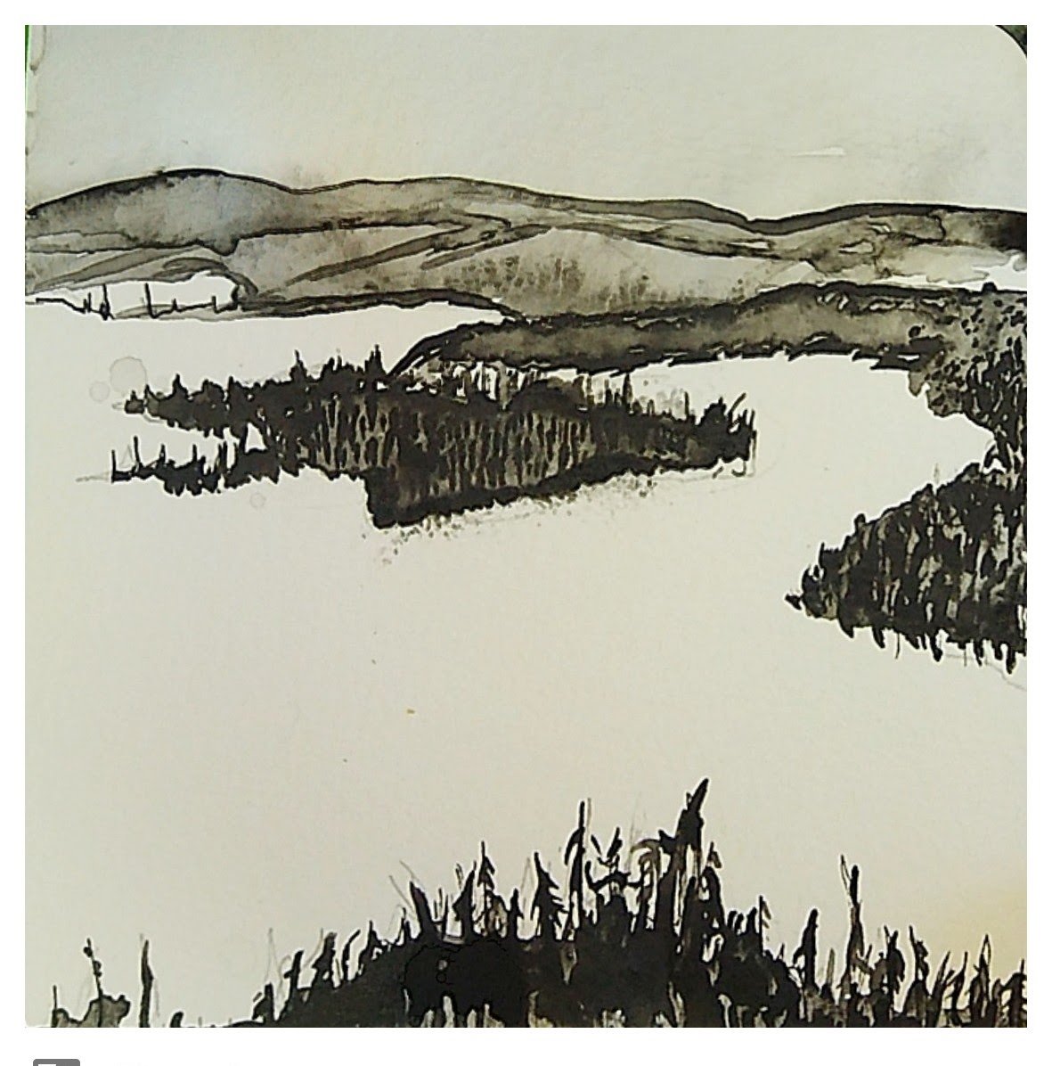 Winter time forest deschambault painting art.jpg