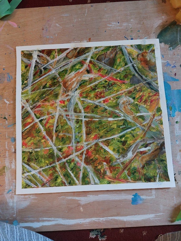 Forest floor art acrylic painting saskatchewan landscape impressionistic.jpg