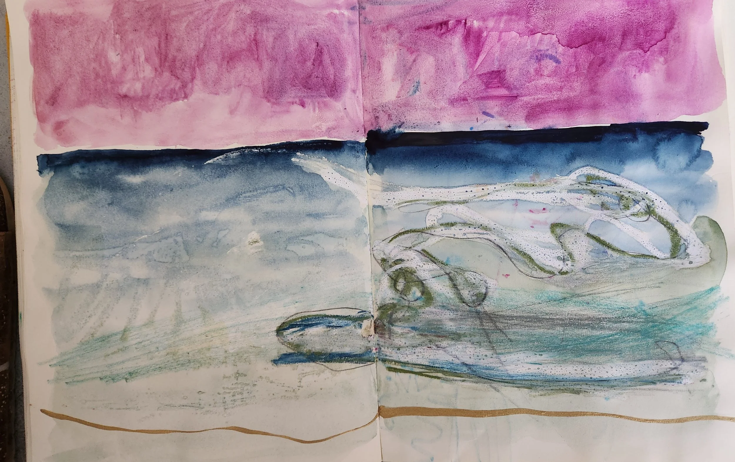 Alnmouth seaside wind waves art painting northumberland.jpg