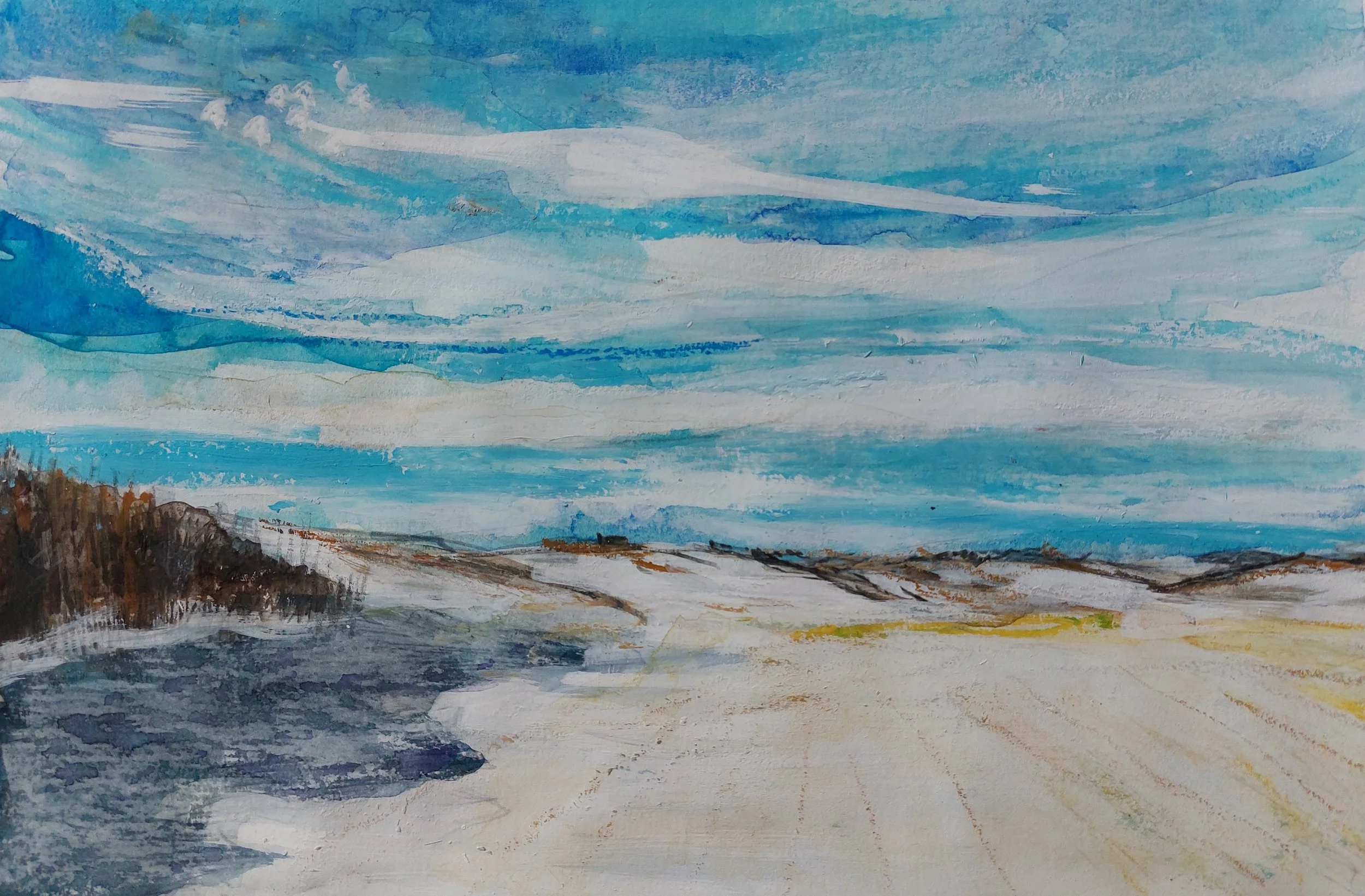 Shadows in the snow last trip to calgary painting art.jpg