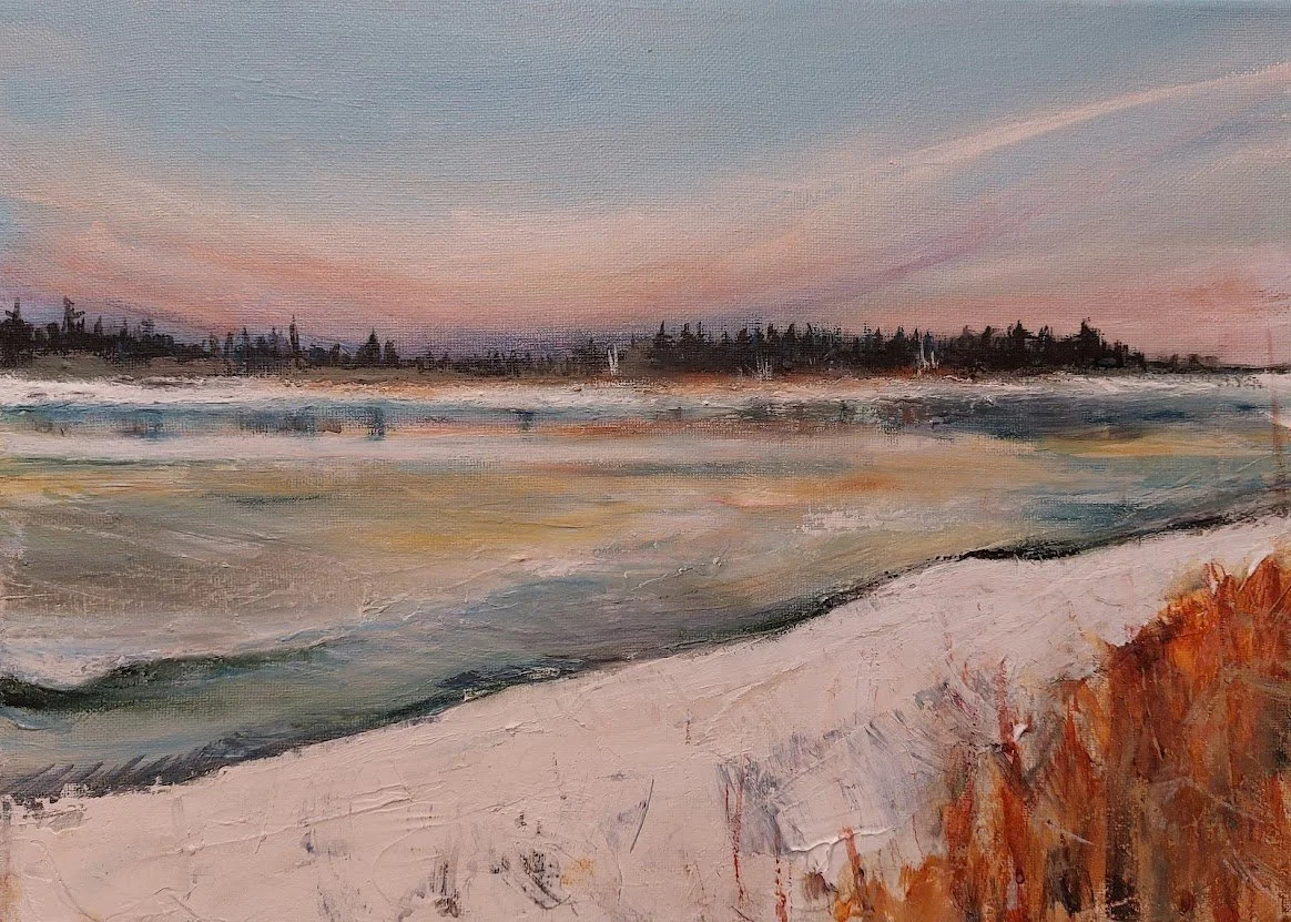 Prince albert north saskatchewan river freeze up painting.jpg