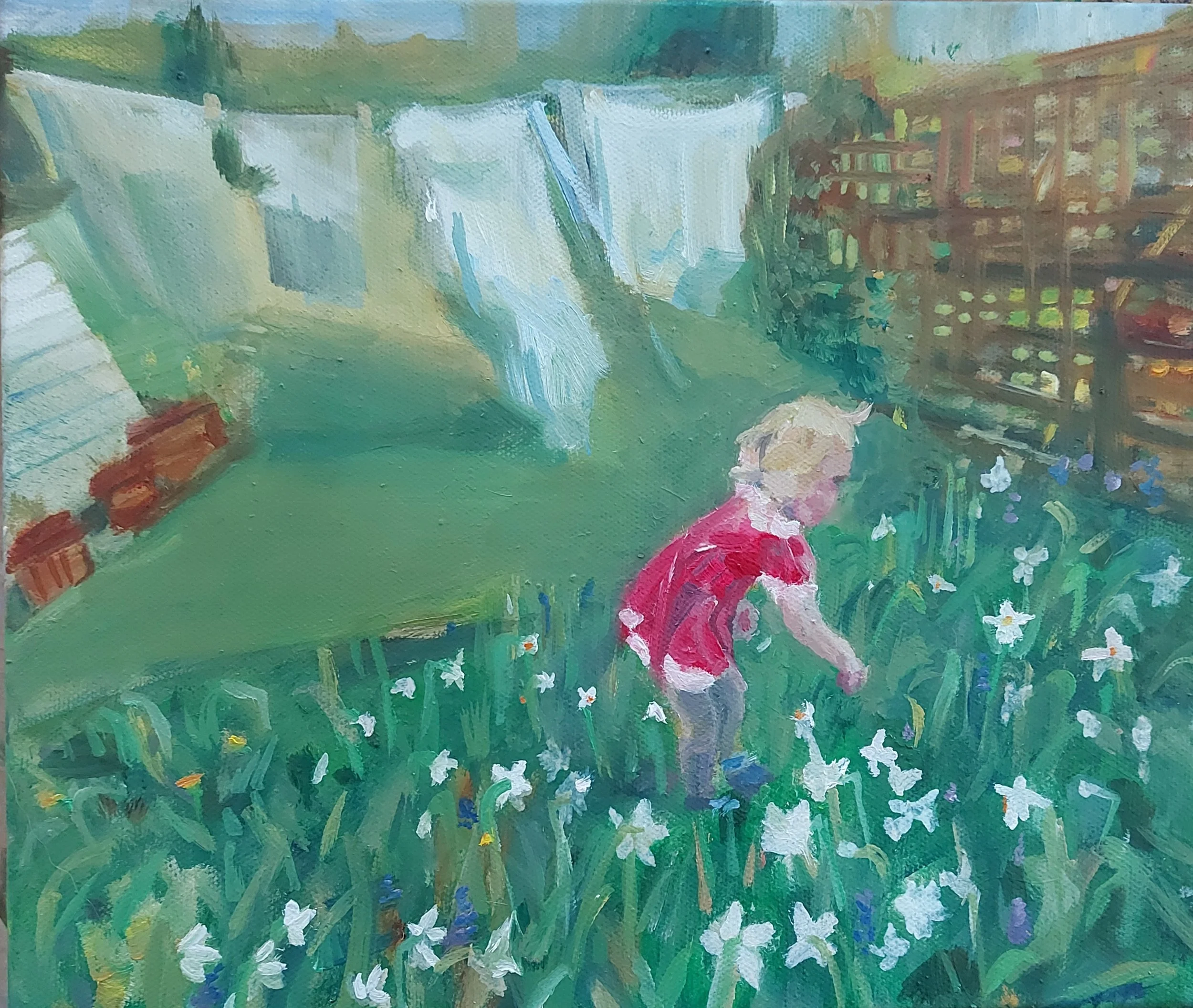 flowers art all children love oil painting northumberland.jpg