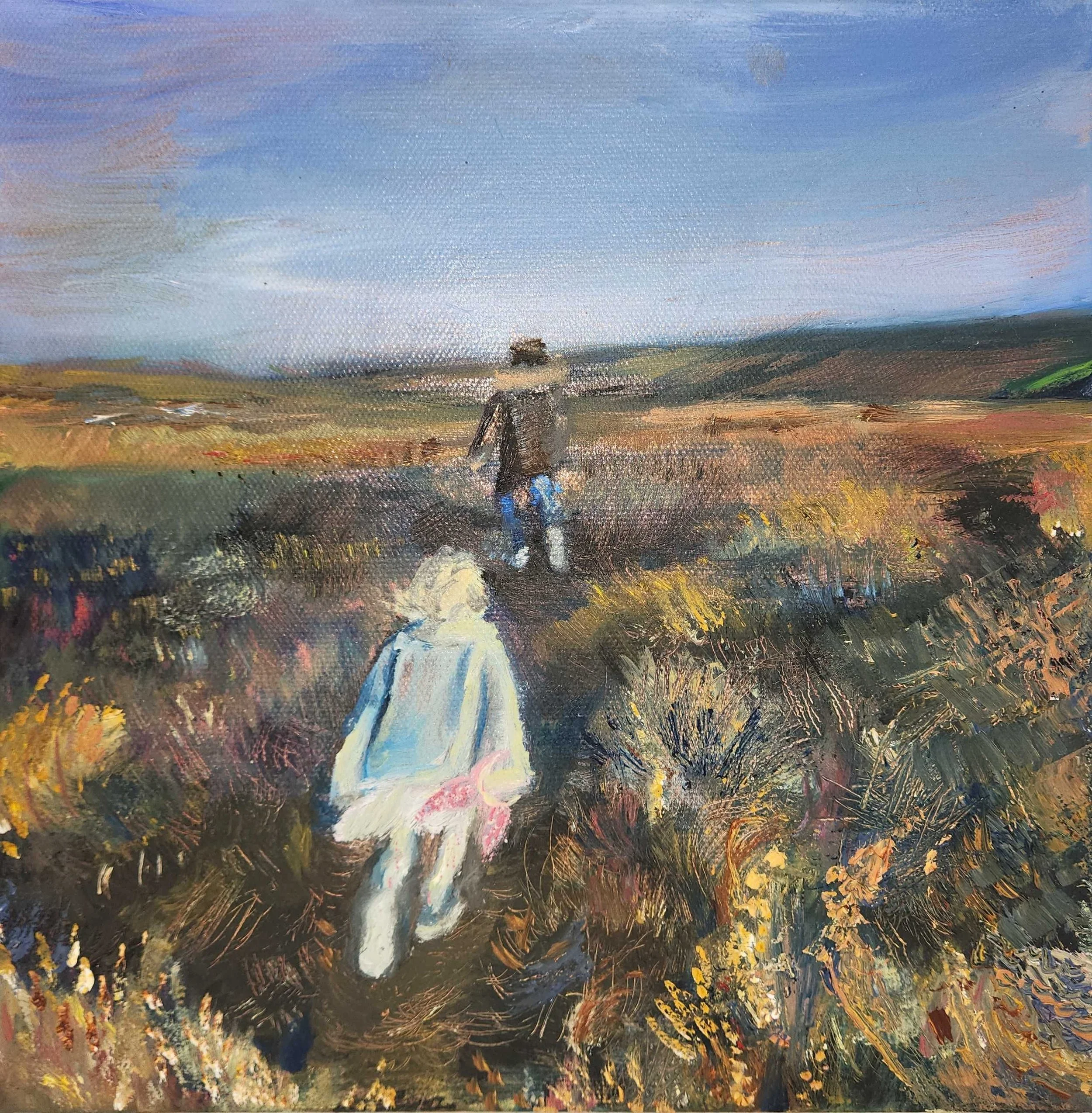 Moors walk moss northumberland trek art oil painting.jpg