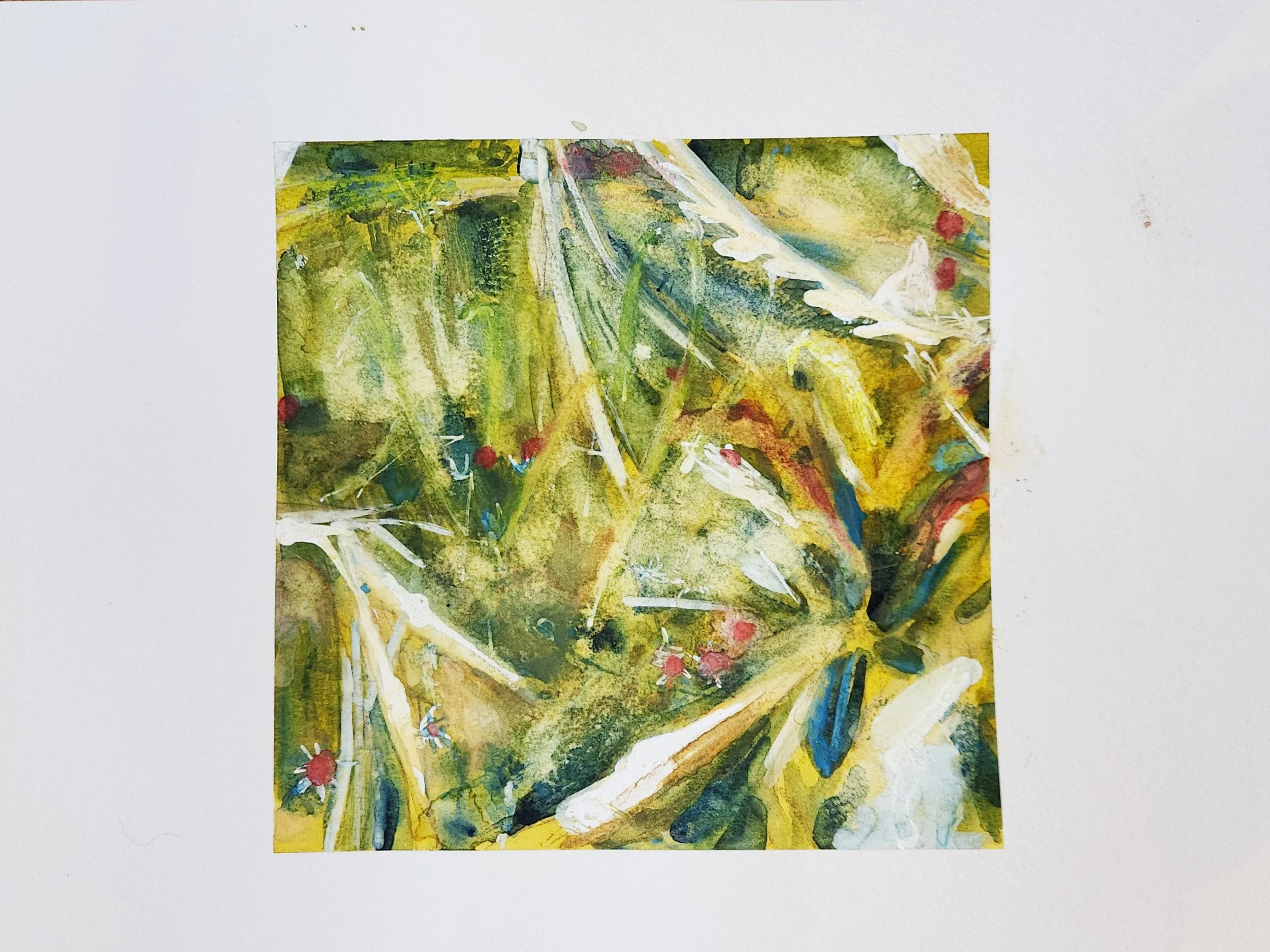 Forest floor abstract art saskatchewan mixed media watercolour.jpg