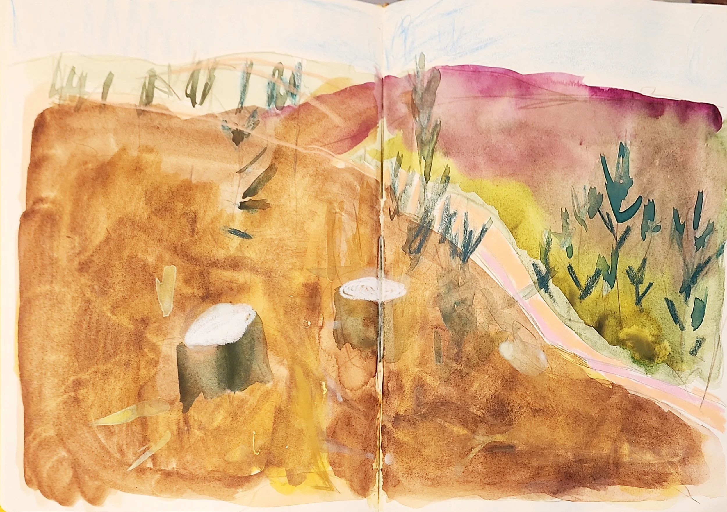 Winnows hill after harvest painting .jpg