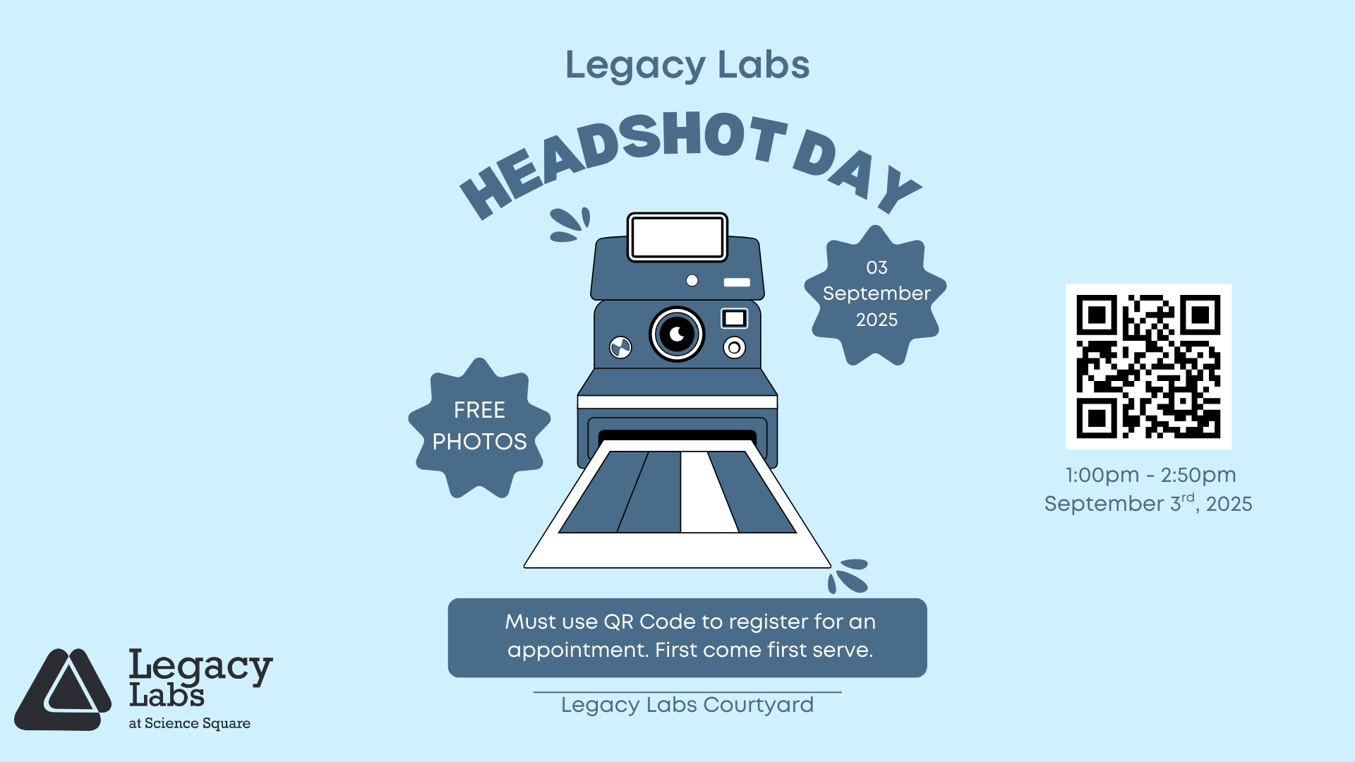 Legacy Labs Headshots Day