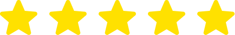 a row of 5 yellow rating stars