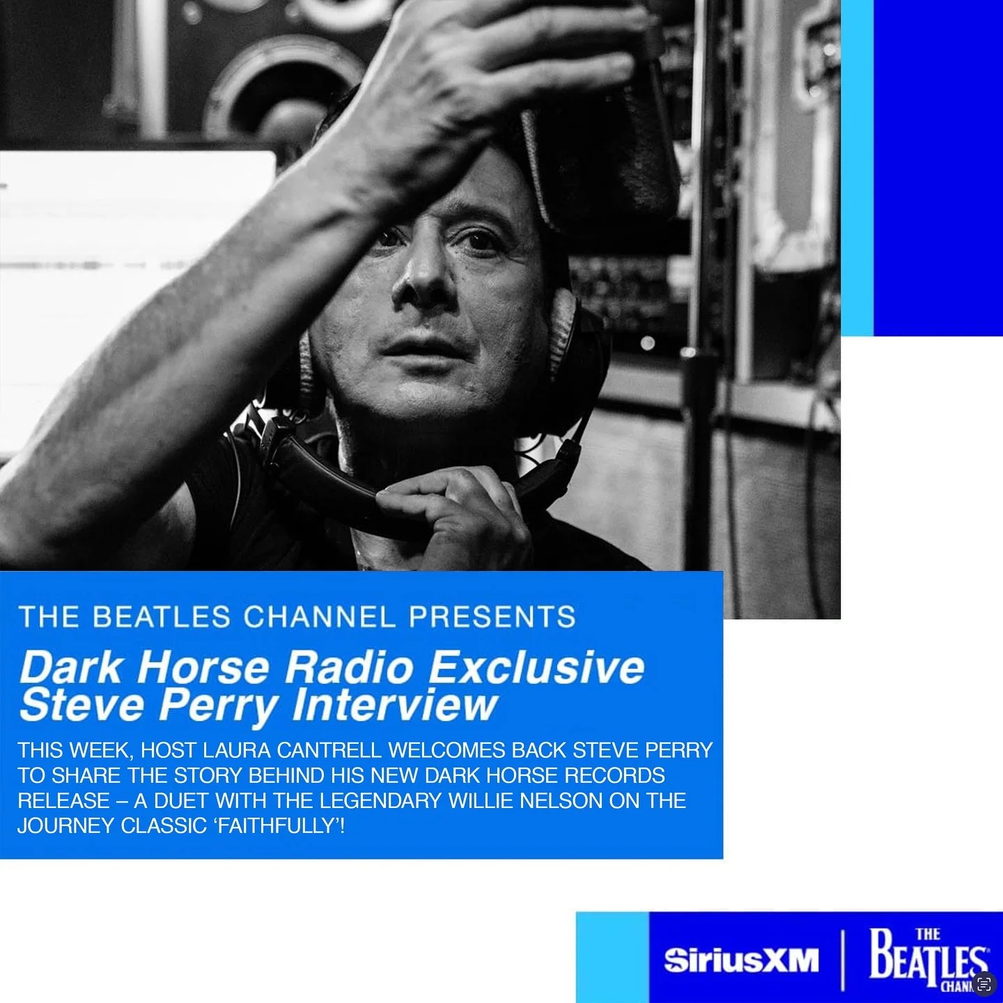 This week on Dark Horse Radio, host Laura Cantrell welcomes back Steve Perry to share the story behind his new Dark Horse Records release, a duet with the legendary Willie Nelson on the Journey classic &lsquo;Faithfully&rsquo;, to benefit Farm Aid. G