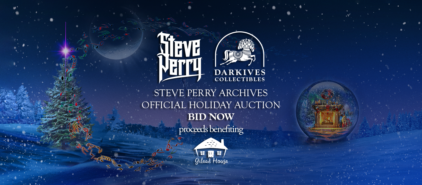 Steve Perry Launches Holiday Auction Benefiting Gilead House. BID NOW!