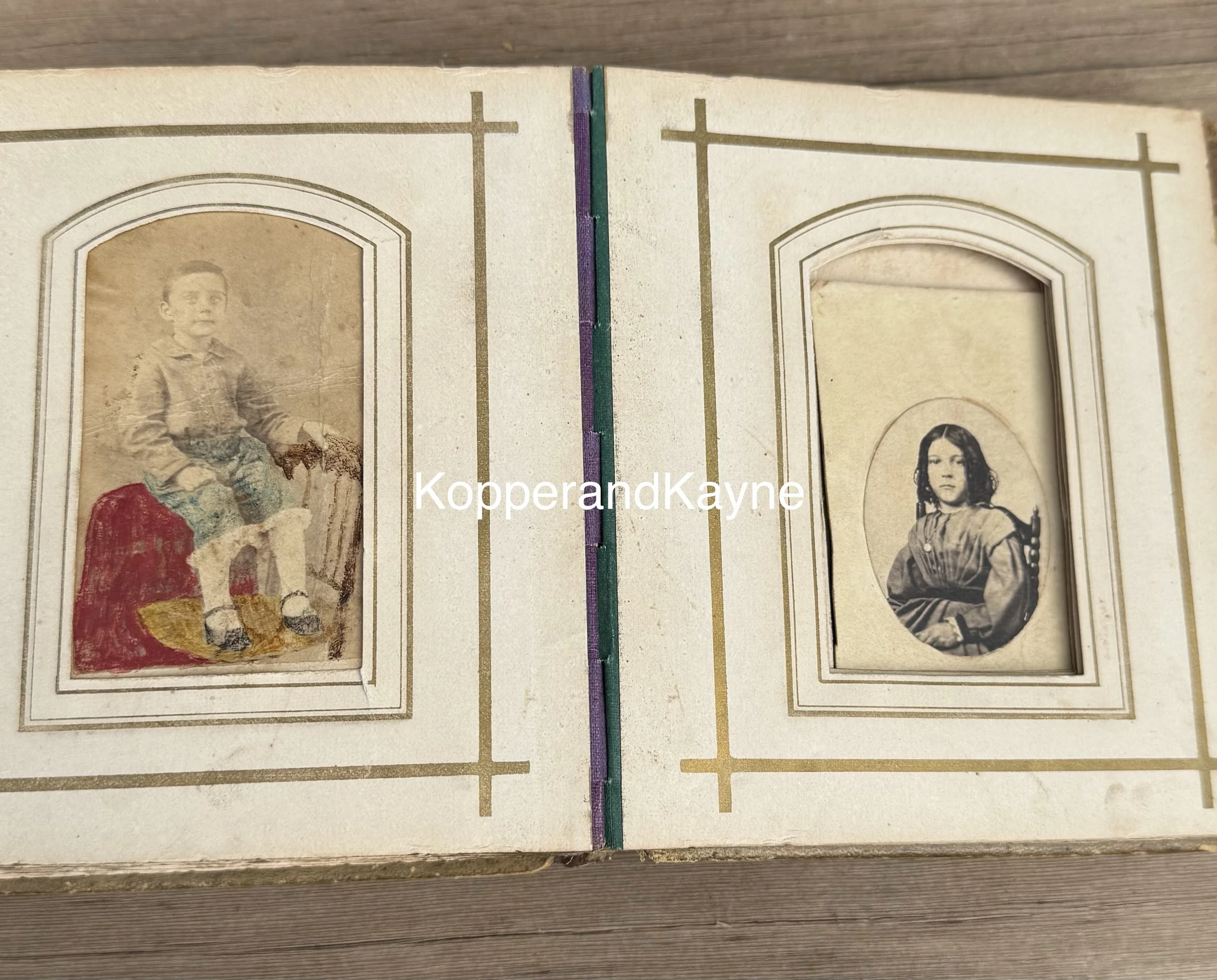 Hand tinted Card de Visite Victorian original real photographs