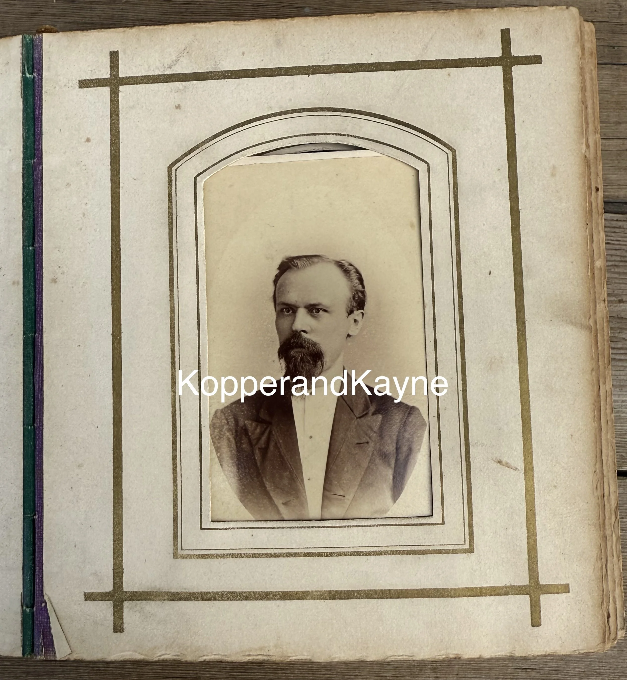 Old Photograph Victorian man dapper handsome fellow