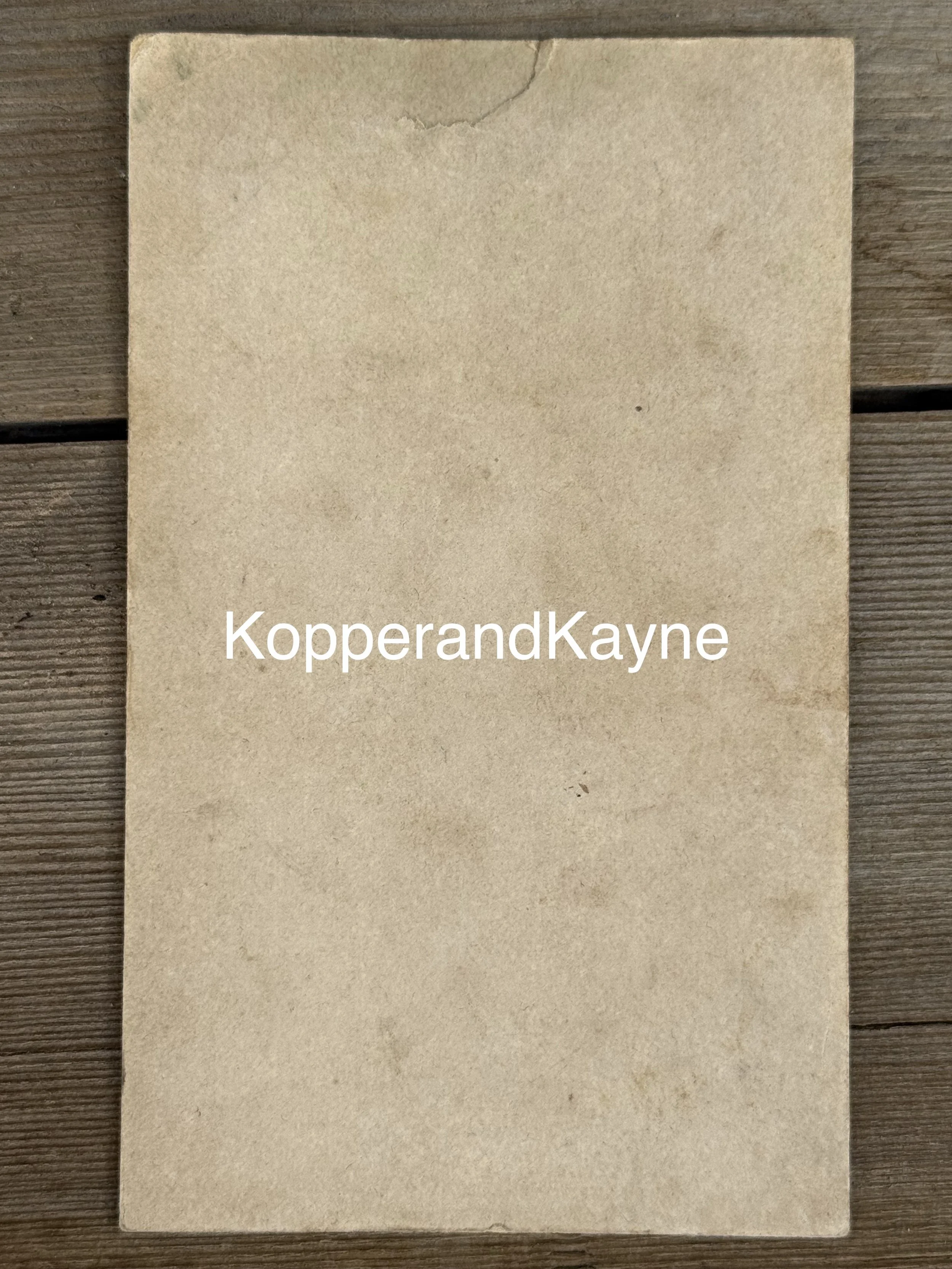 Blank Victorian Card de Visite background