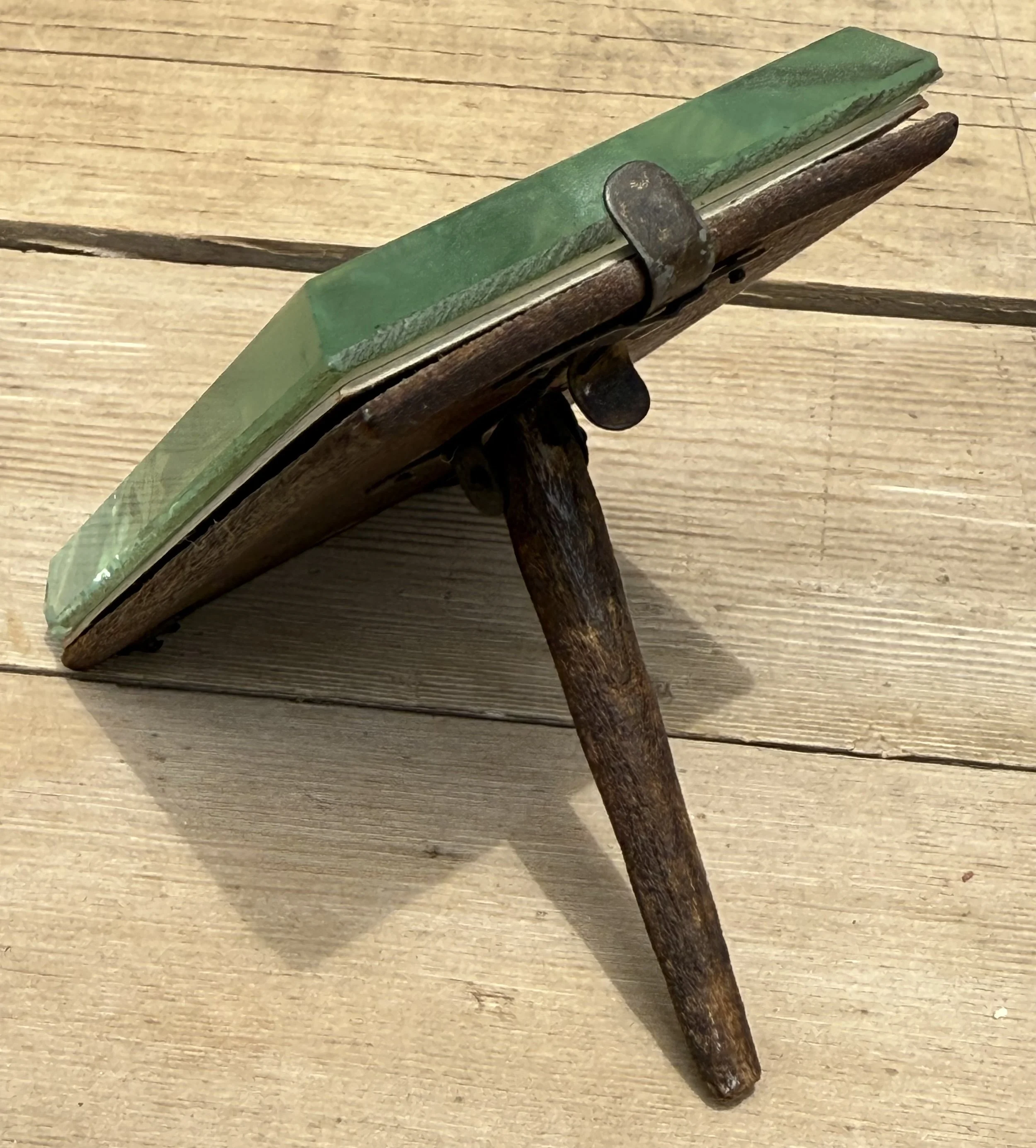 Malmö Sweden old Victorian 1880s wood bevel glass heavy picture frame