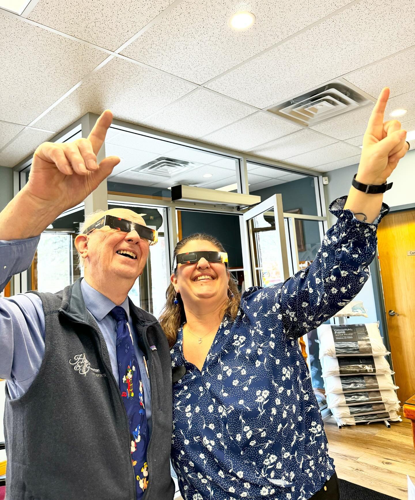 Today is the day! We&rsquo;ve been waiting 400 years for a total solar eclipse in the path of Northumberland County. Thanks @cobourgpl for the quick facts. 

See our newsletter this month for more Eclipse safety recommendations from Dr. Hubbel. 

🌕?