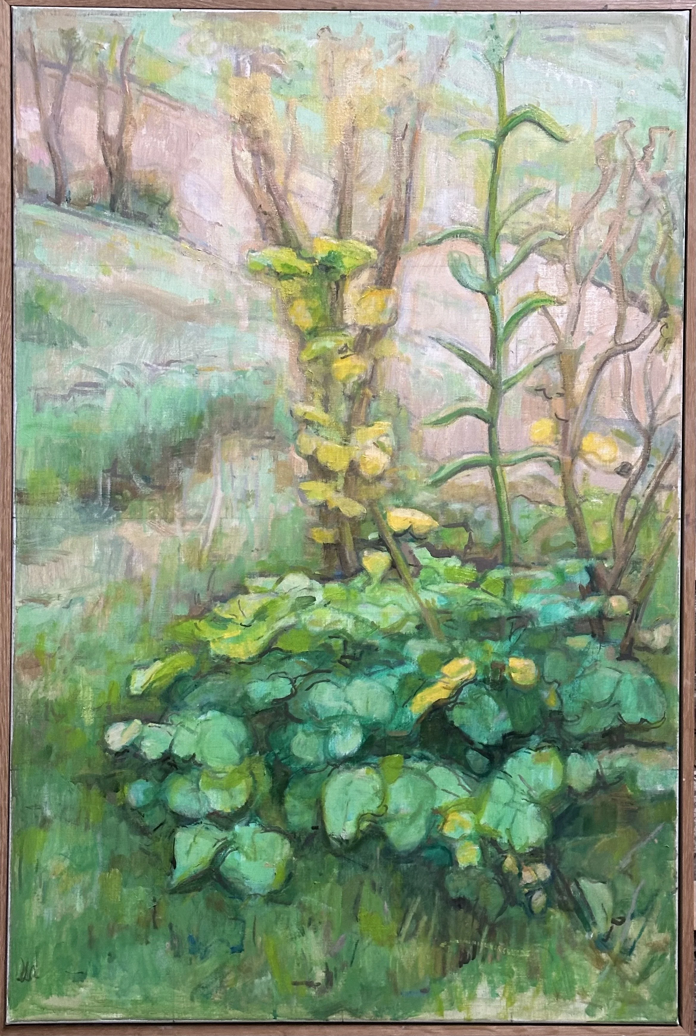 Broomfield - Tall Weeds: Oil 36x24in