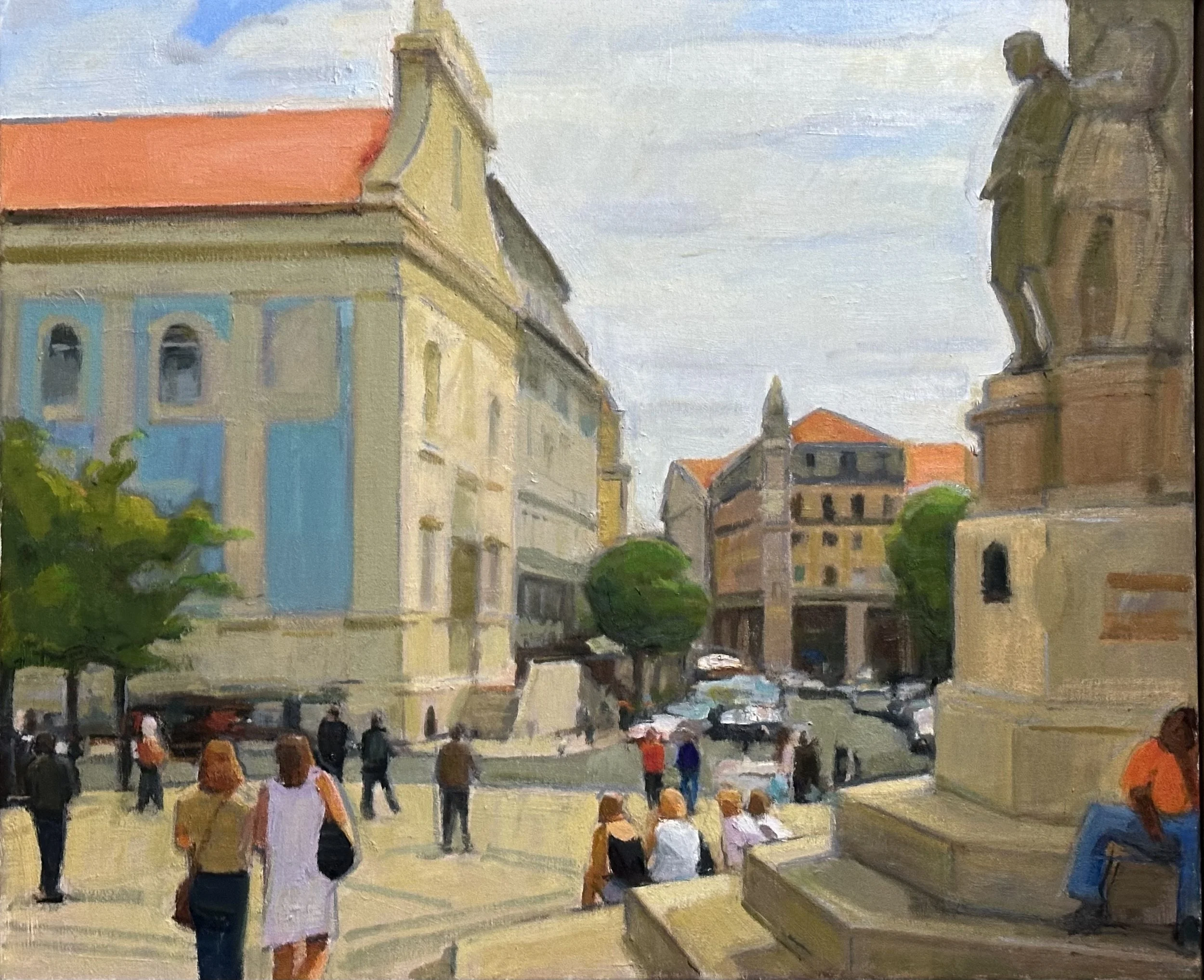 Lisbon - Upper Town: Oil 24x20in