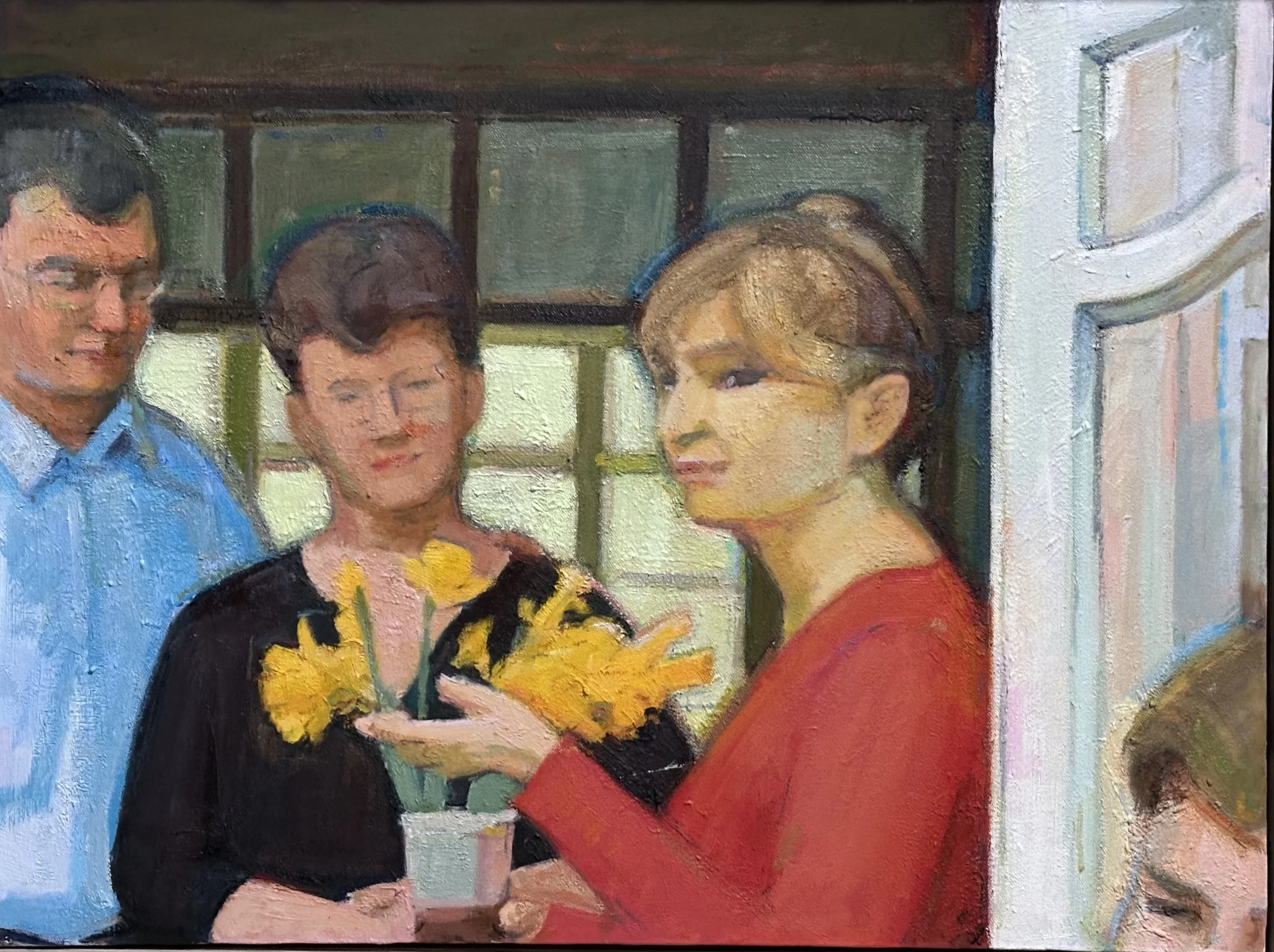 French Windows: Oil 24x18in