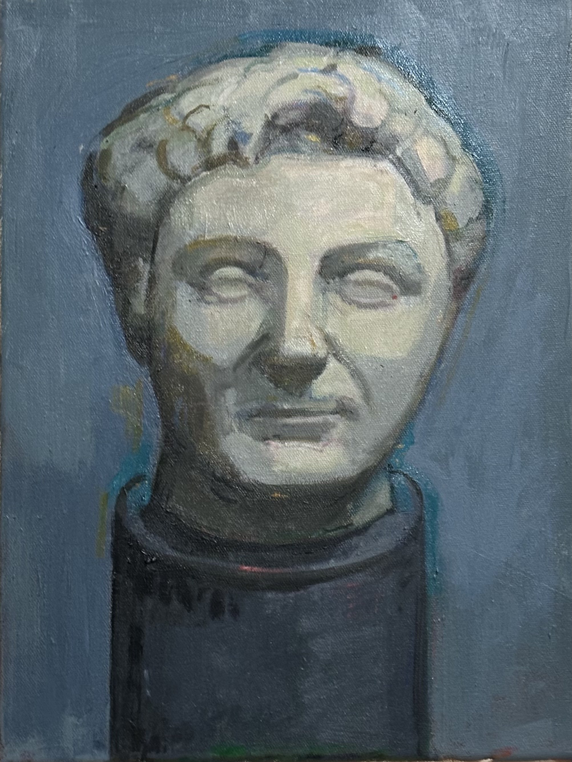 Head of Pompey Oil 16x12in