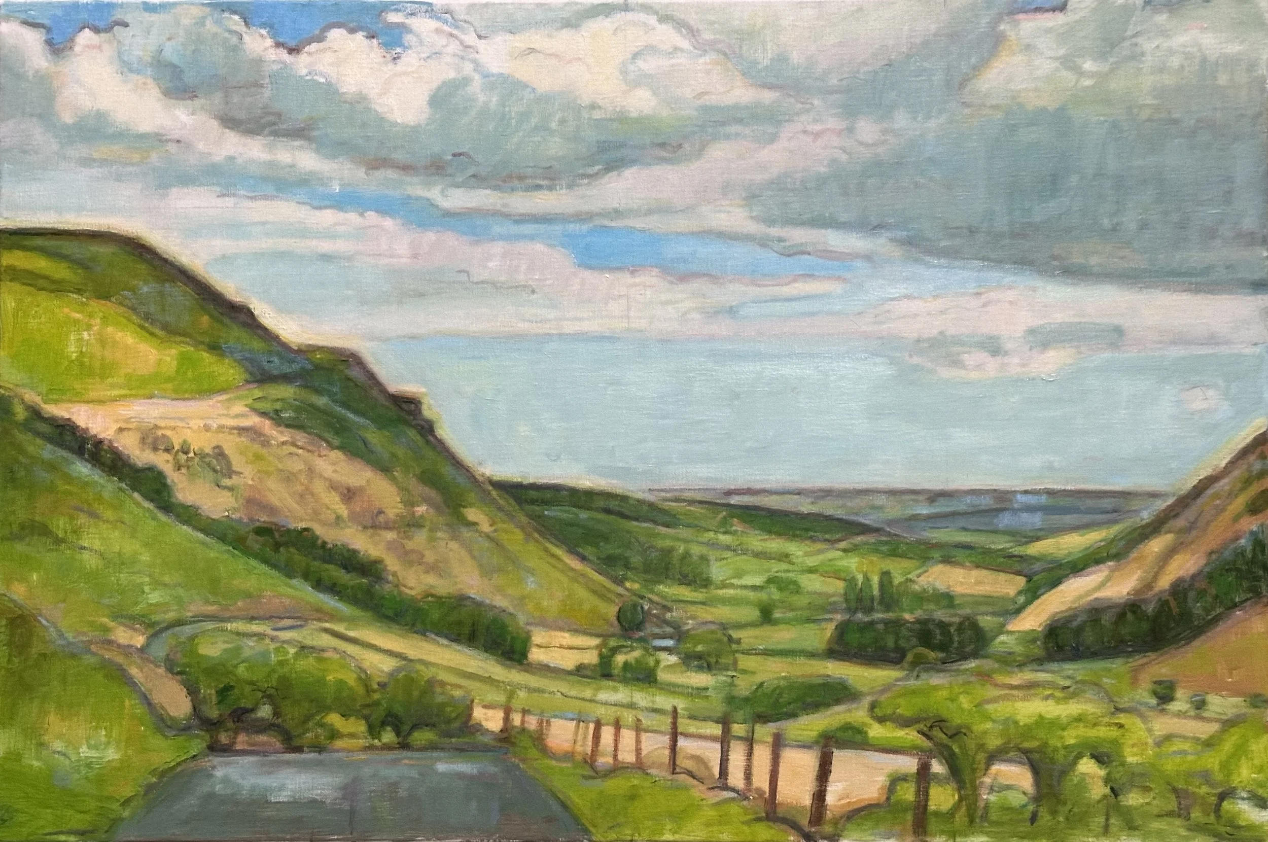 Cambrian Mountains - Wales: Oil 36x24in