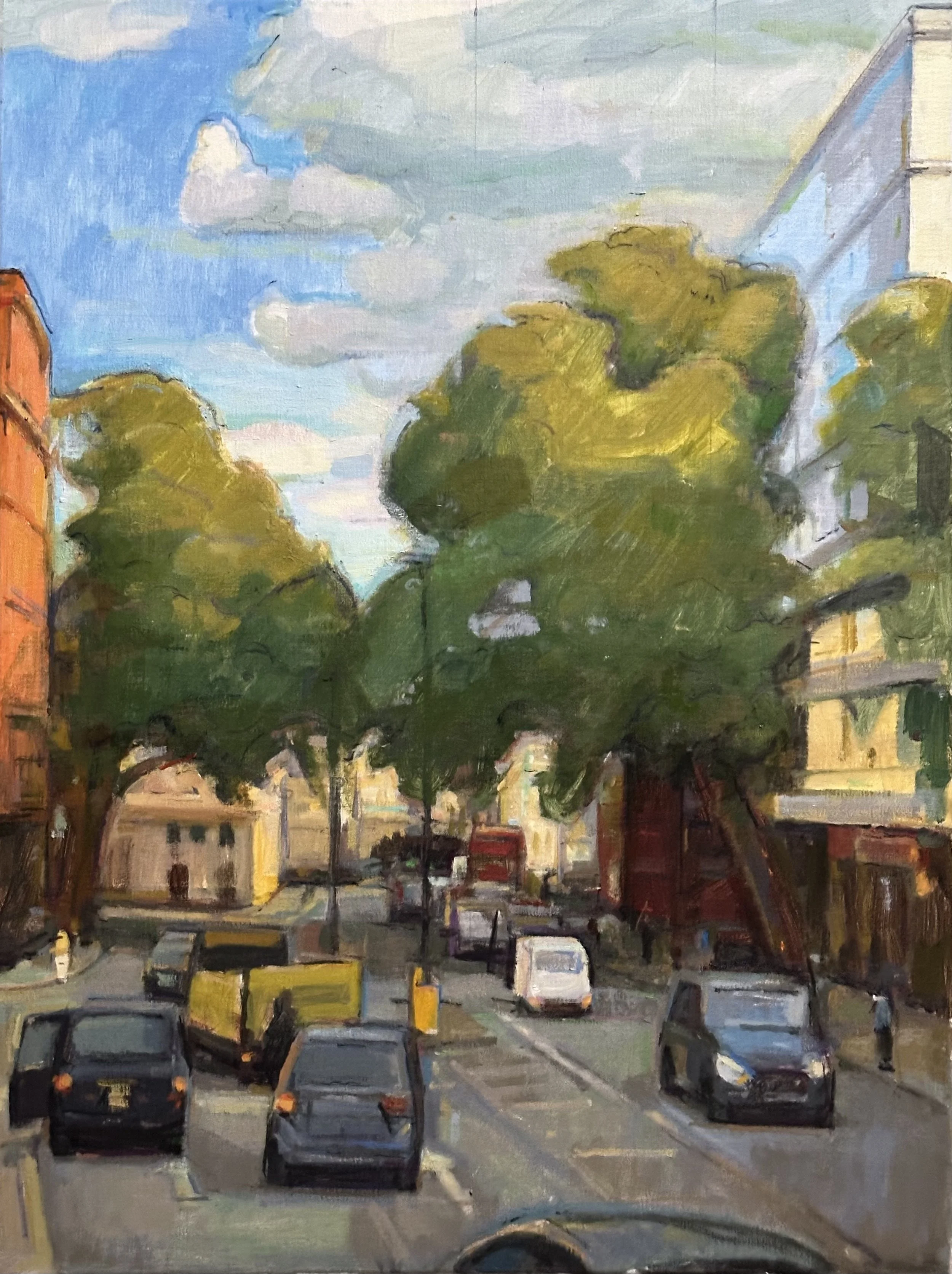 Angel Islington - London: Oil 32x24in