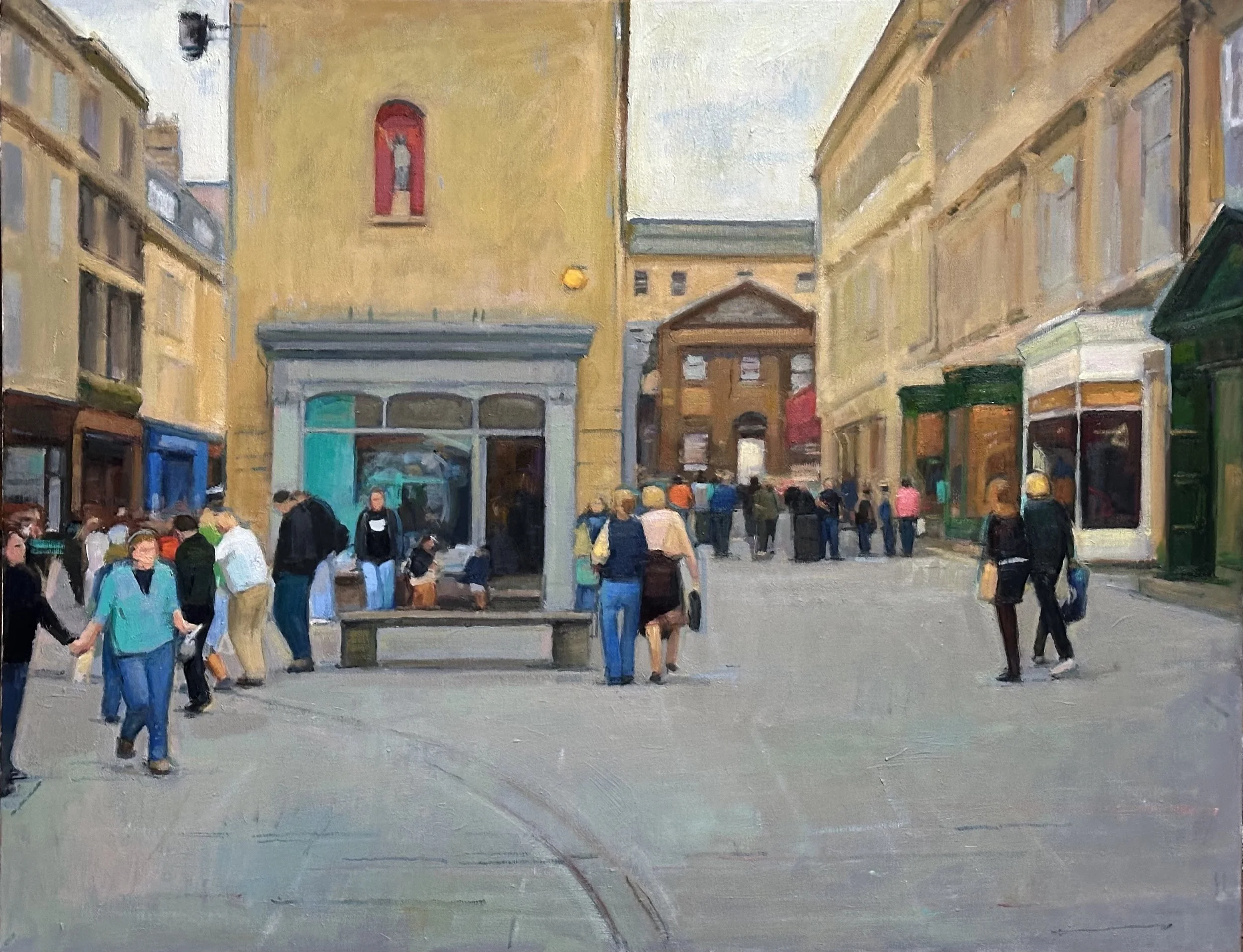 Bath - Shoppers: Oil 36x28in