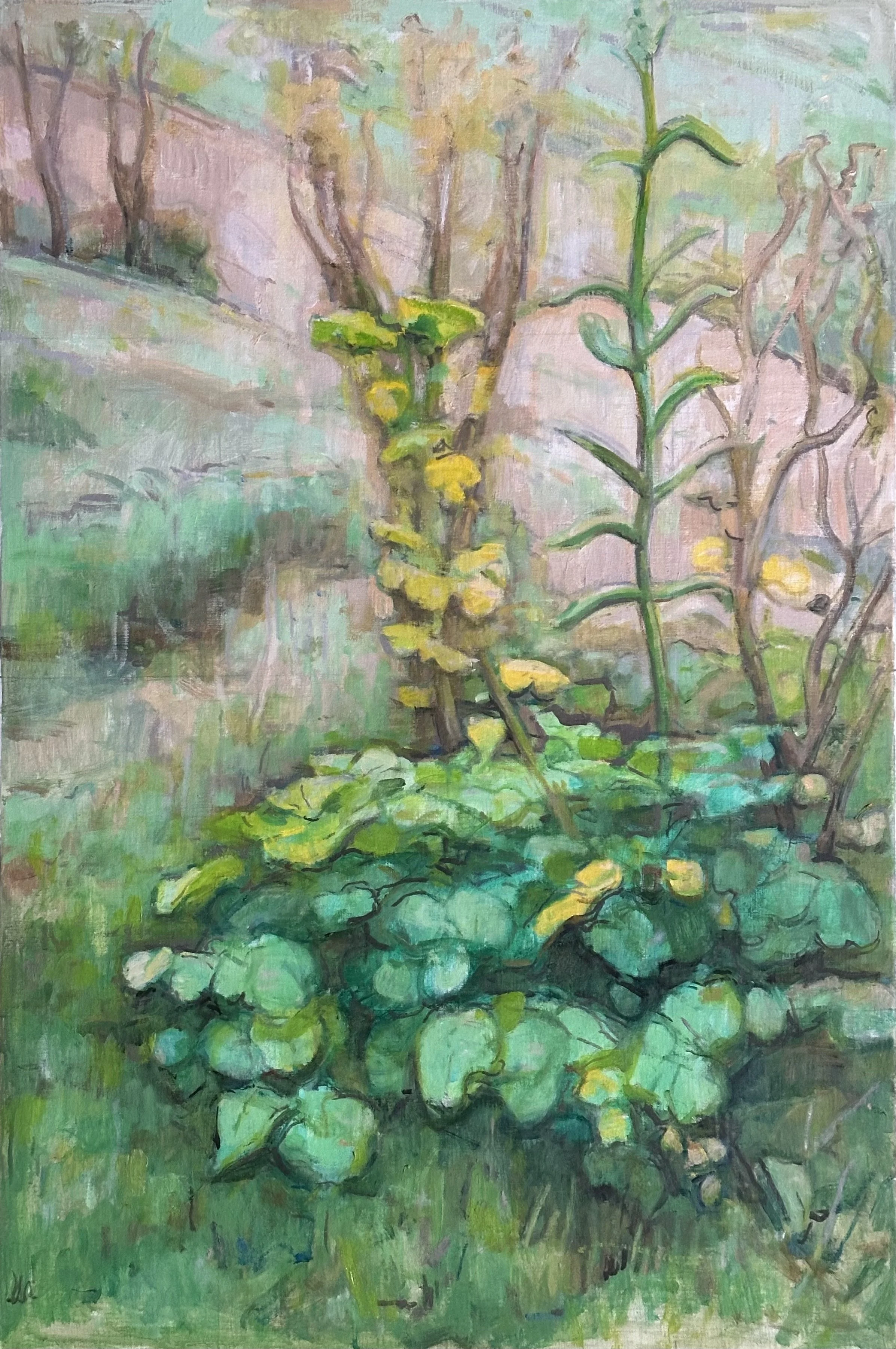 Broomfield - Tall Weeds: Oil 36x24in