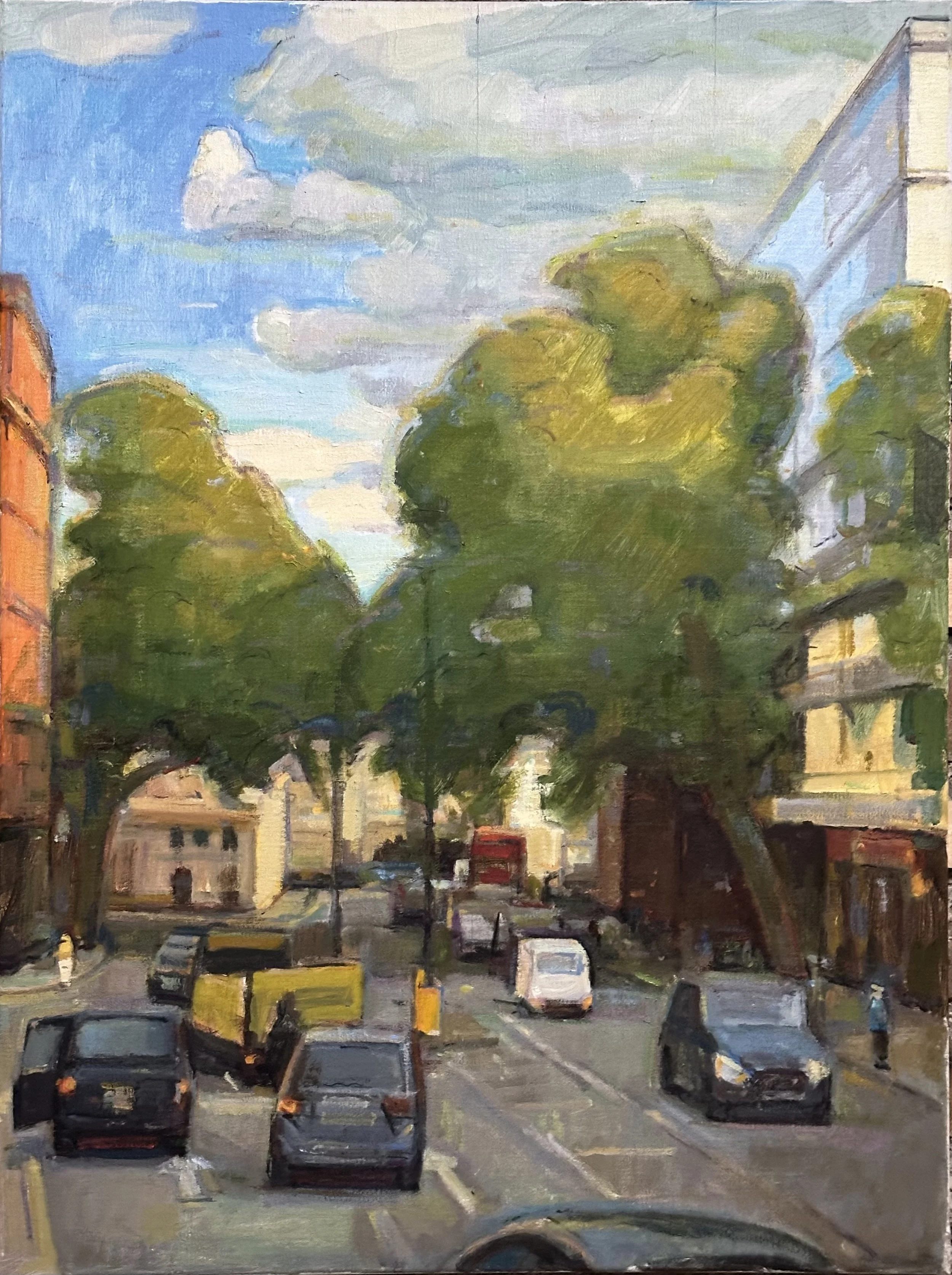 Angel Islington - London: Oil 32x24in